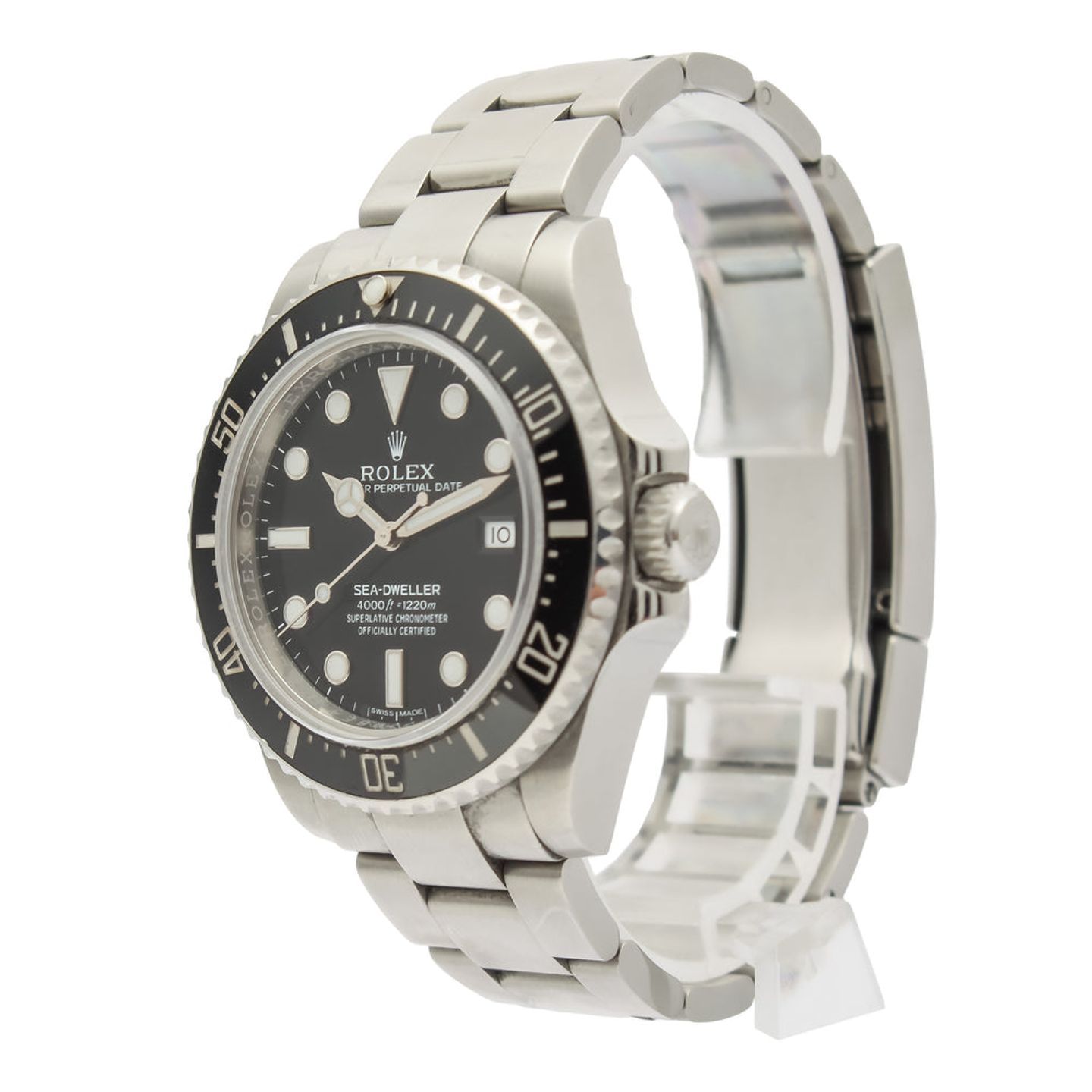Rolex Sea-Dweller 4000 116600 (2017) - Zwart wijzerplaat 40mm Staal (8/14)