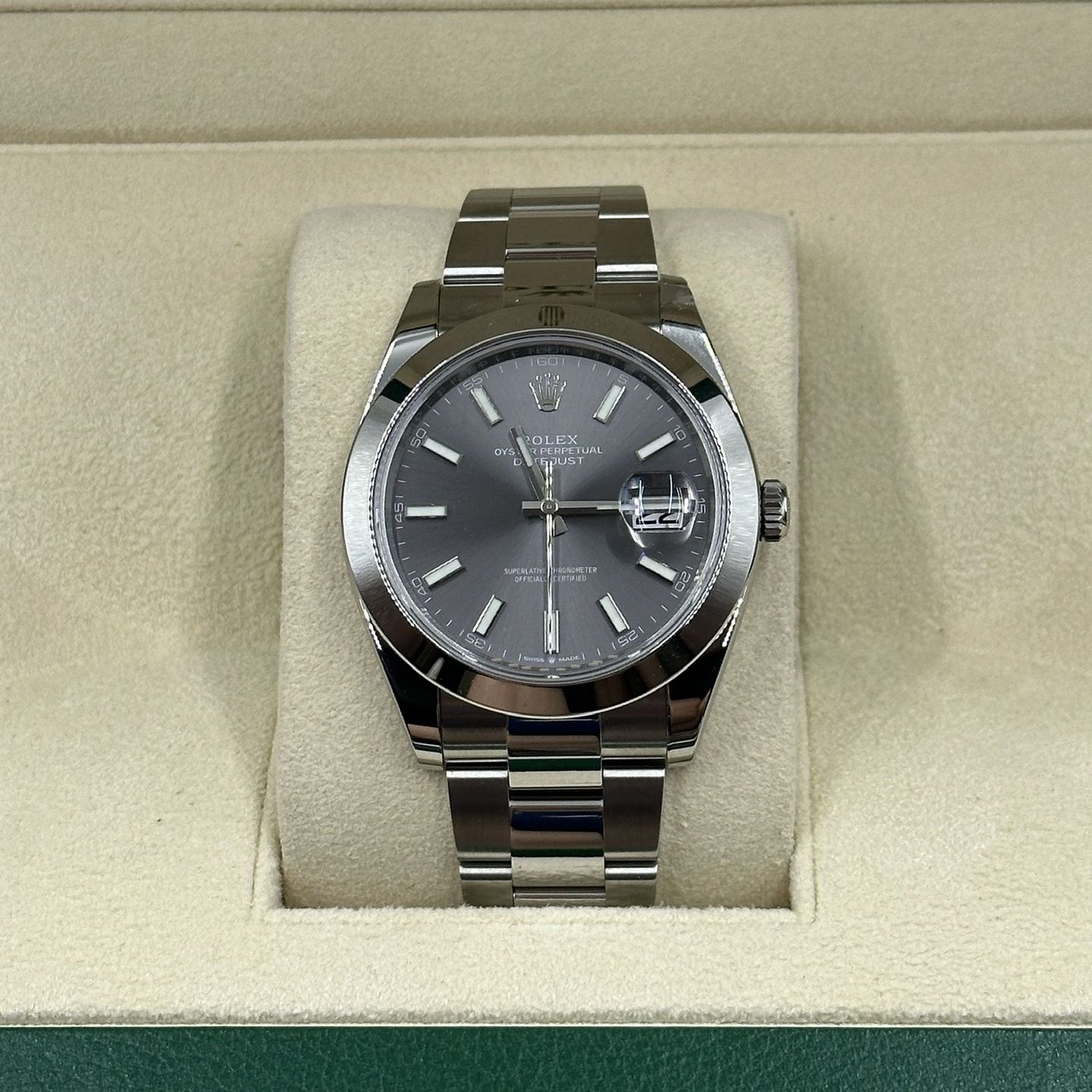 Rolex Datejust 41 126300 (2024) - Grijs wijzerplaat 41mm Staal (5/8)