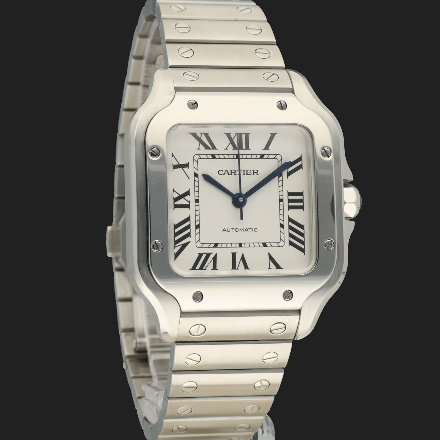 Cartier Santos WSSA0029 (2022) - Zilver wijzerplaat 35mm Staal (4/8)