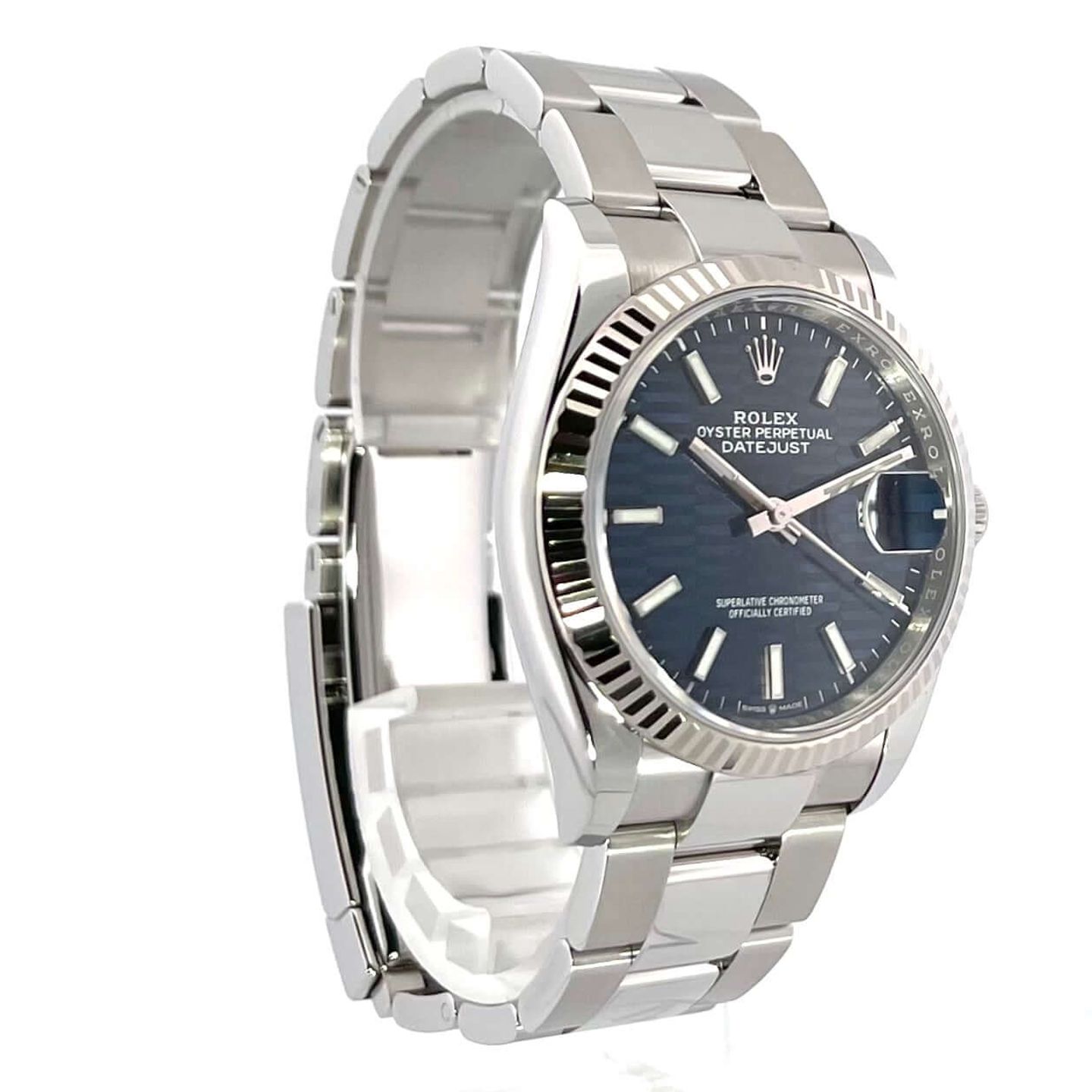 Rolex Datejust 36 126234 (2023) - Blauw wijzerplaat 36mm Staal (3/7)