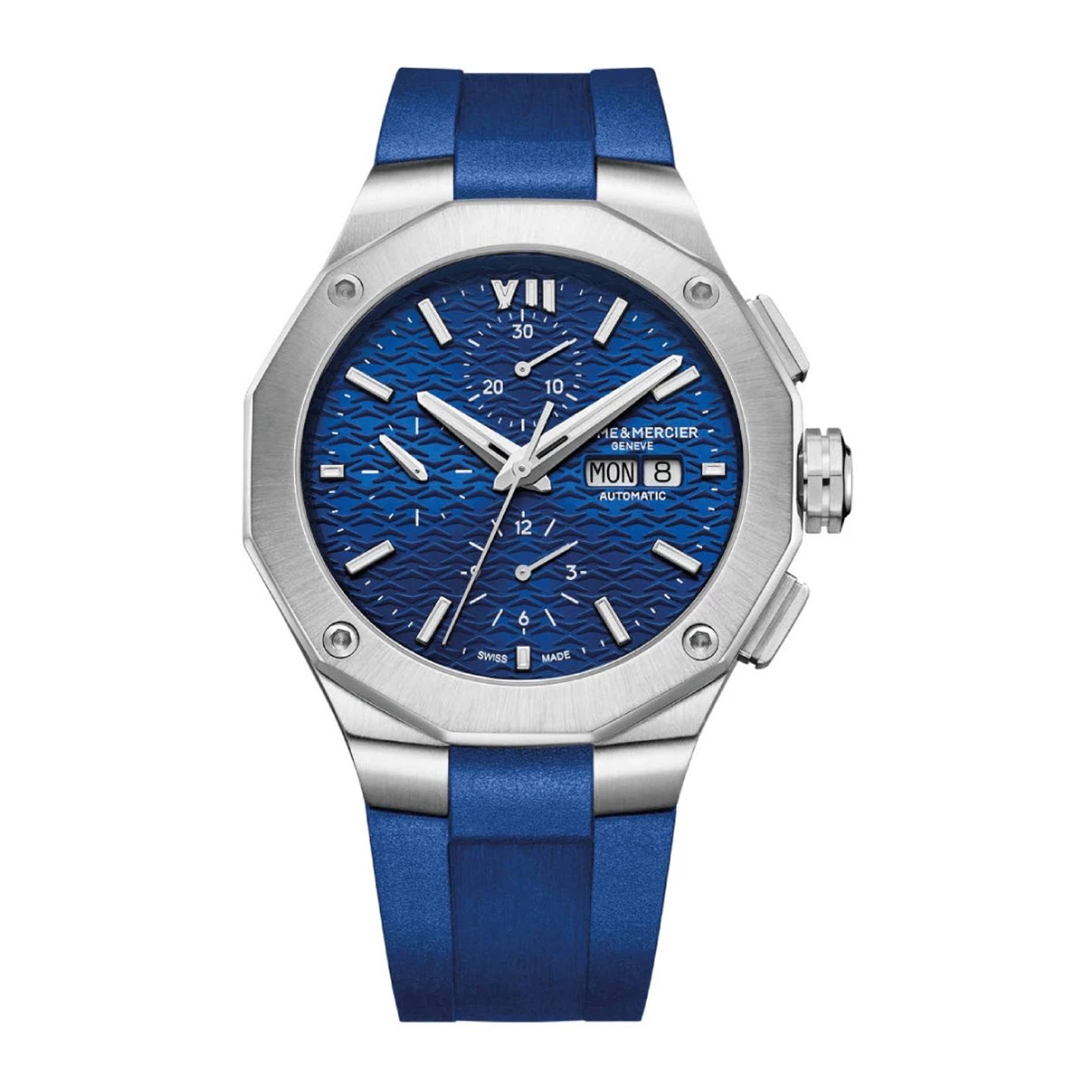 Baume & Mercier Riviera M0A10623 (2024) - Blue dial 43 mm Steel case (3/3)