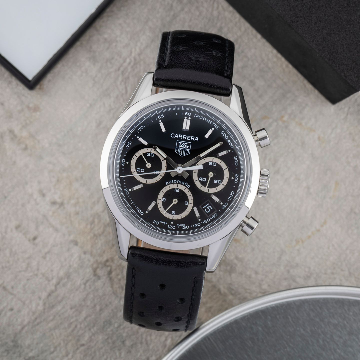 TAG Heuer Carrera Calibre HEUER 01 CAR201AA.BA0714 - (1/8)