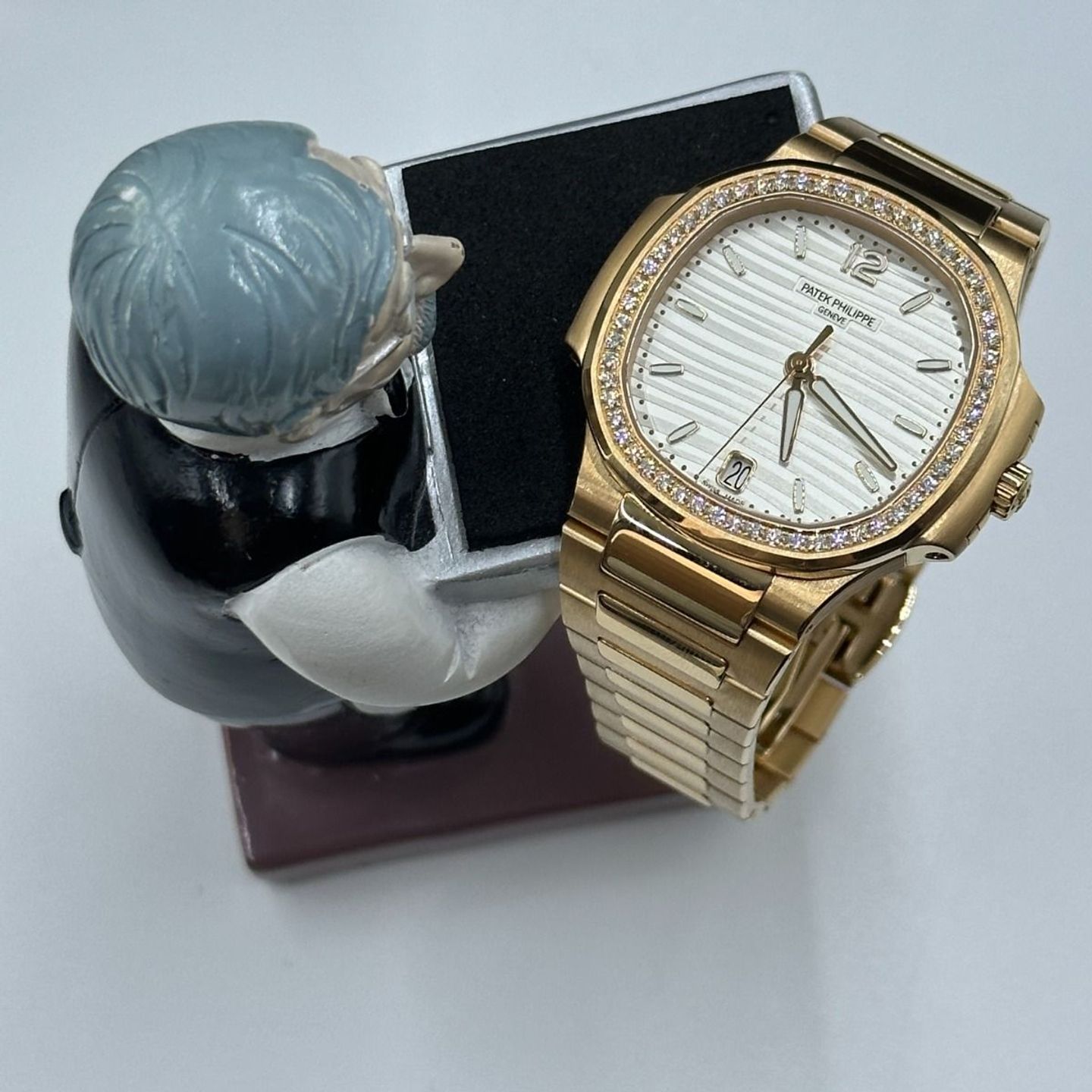 Patek Philippe Nautilus 7118/1200R-001 (2023) - Zilver wijzerplaat 35mm Roségoud (6/8)