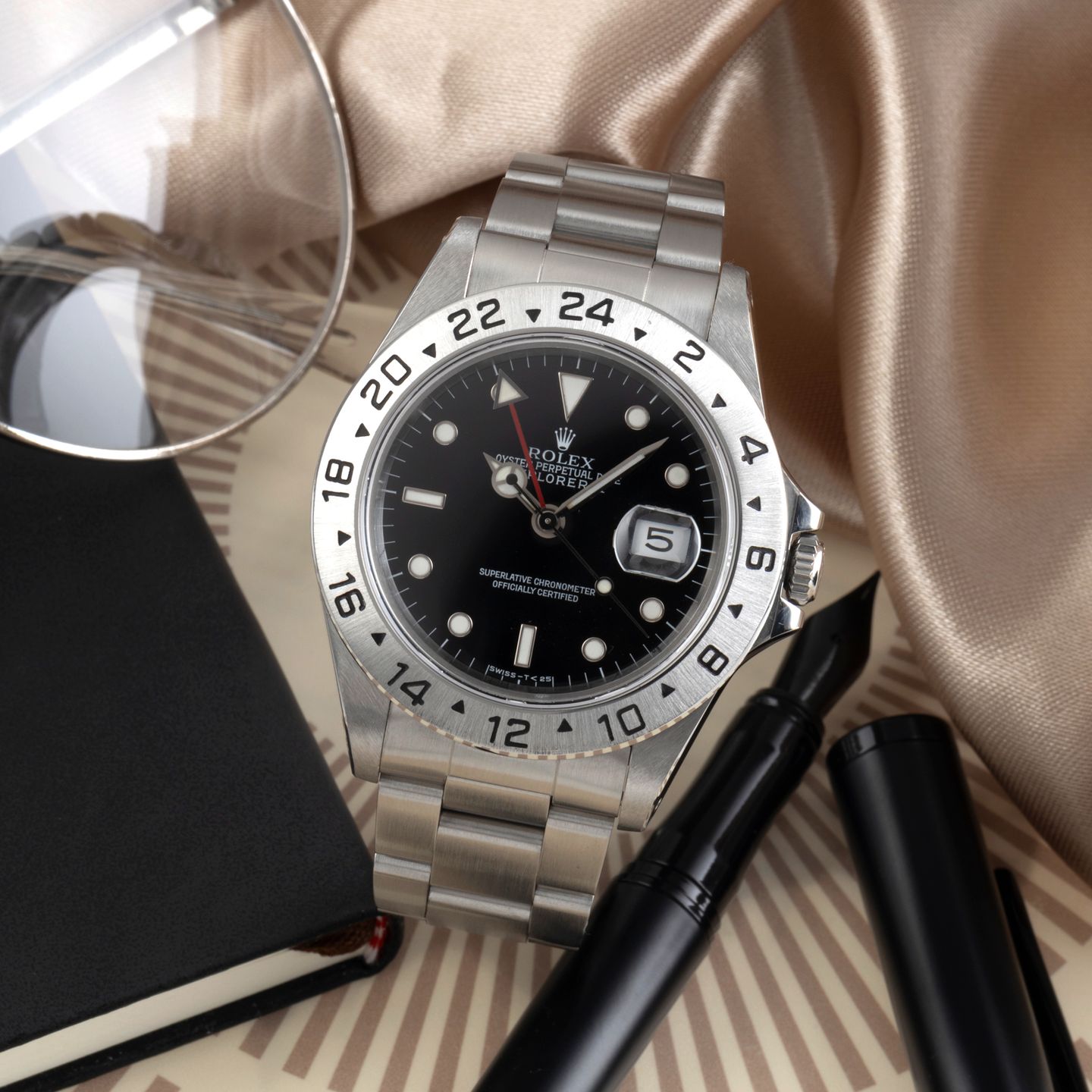 Rolex Explorer II 16570 (Onbekend (willekeurig serienummer)) - 40mm Staal (1/8)