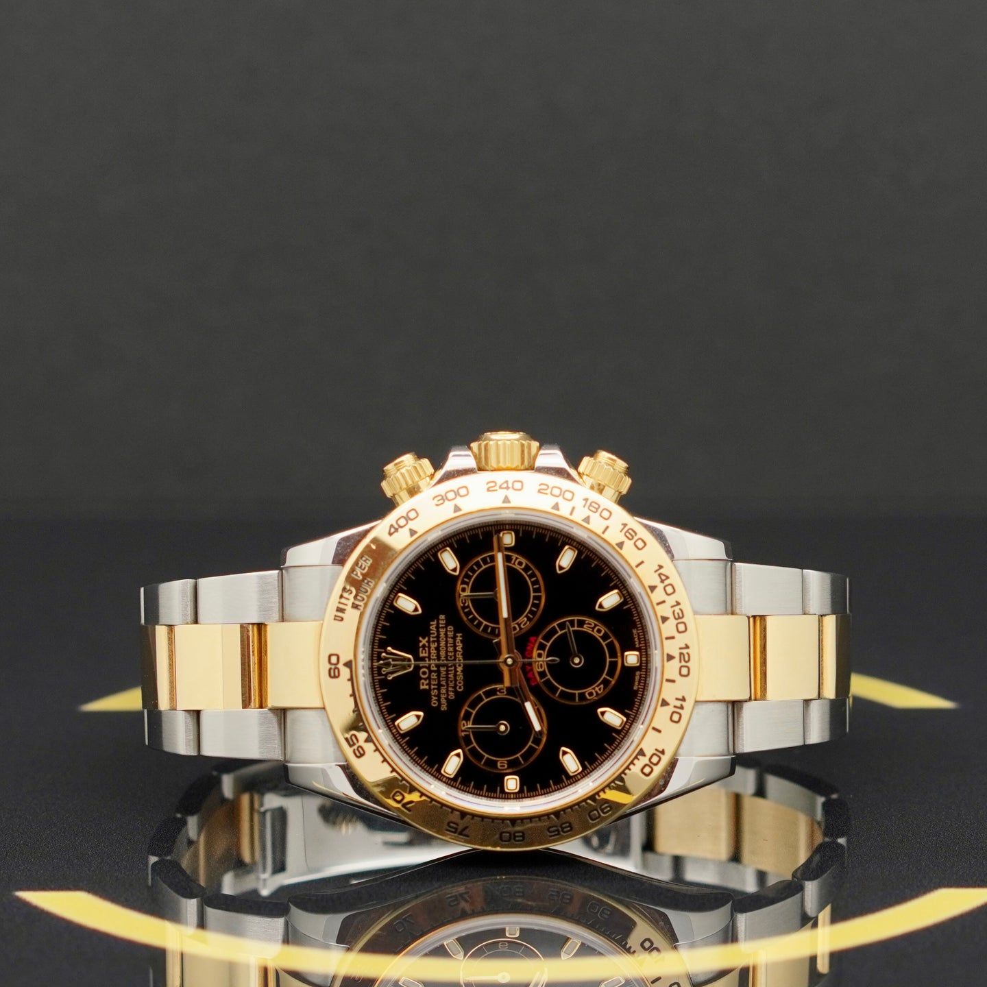 Rolex Daytona 116503 (2020) - Black dial 40 mm Gold/Steel case (4/7)