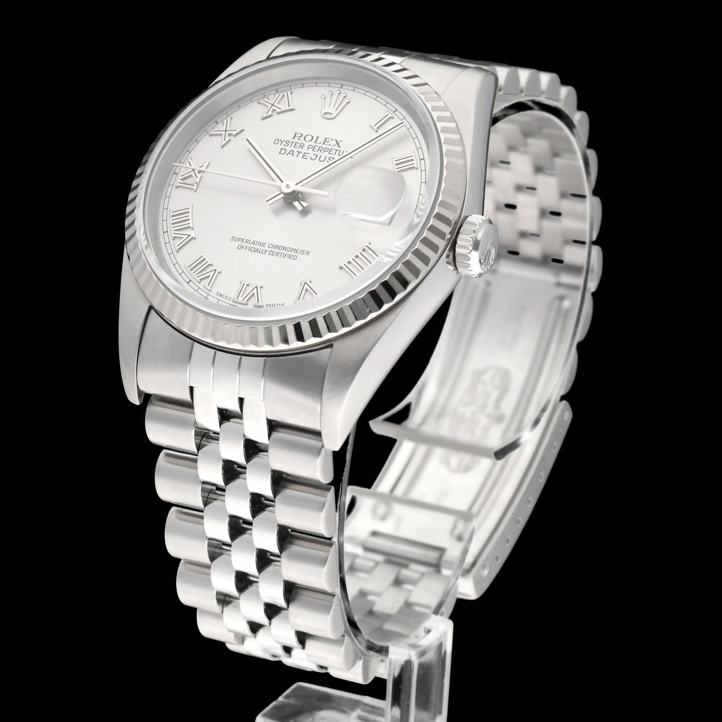 Rolex Datejust 36 16234 (2002) - Grey dial 36 mm Steel case (4/8)