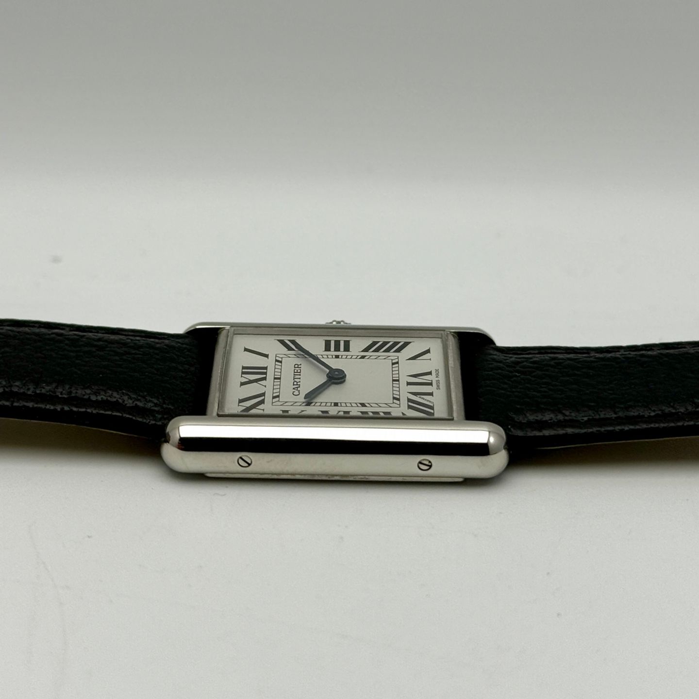 Cartier Tank WSTA0041 (2022) - White dial 34 mm Steel case (7/8)