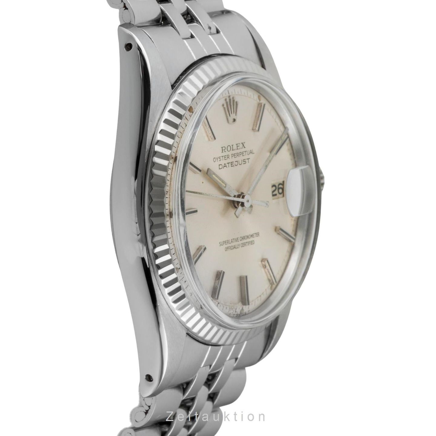 Rolex Datejust 1601 (1972) - Silver dial 36 mm Steel case (6/8)