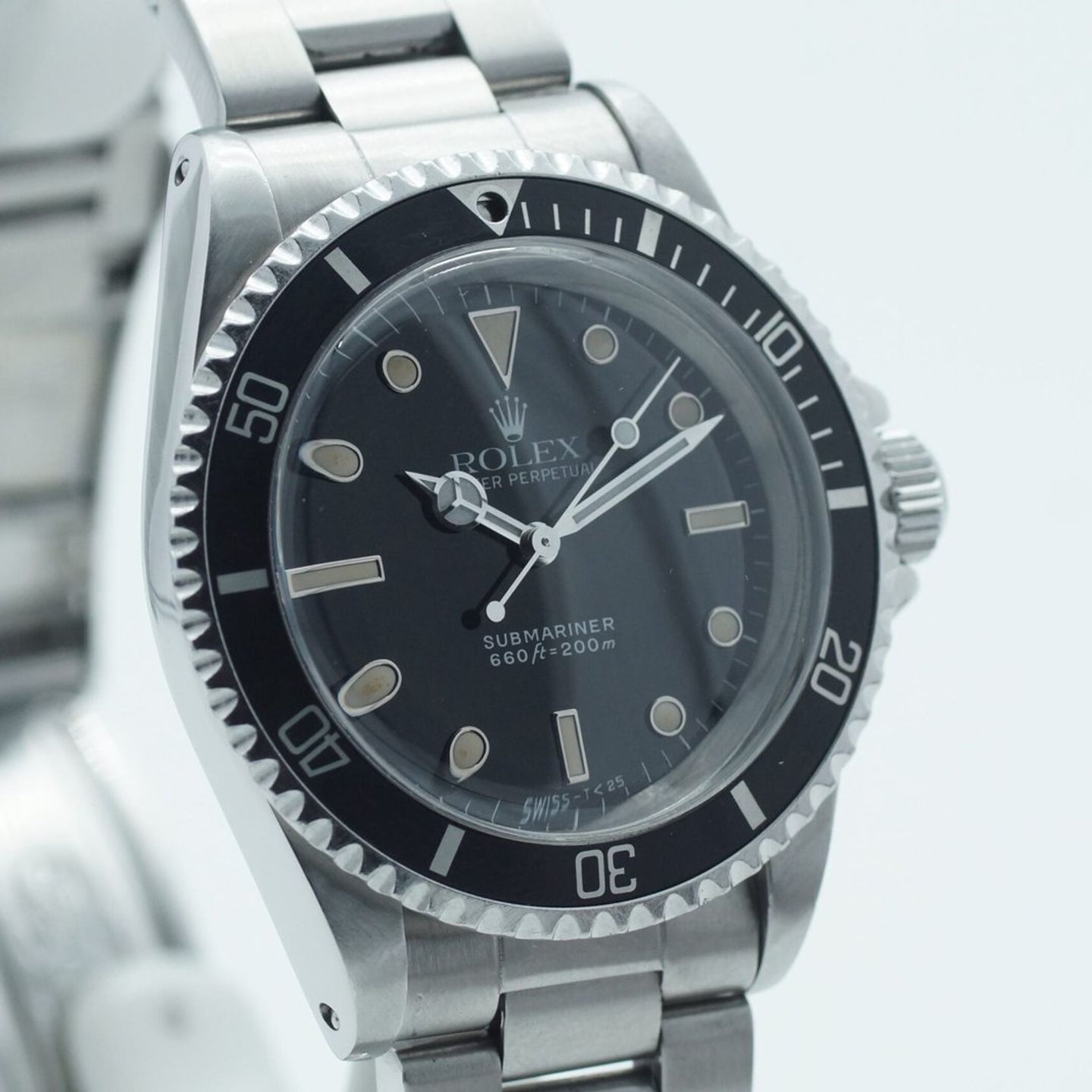 Rolex Submariner No Date 5513 (1972) - Zwart wijzerplaat 40mm Staal (4/8)