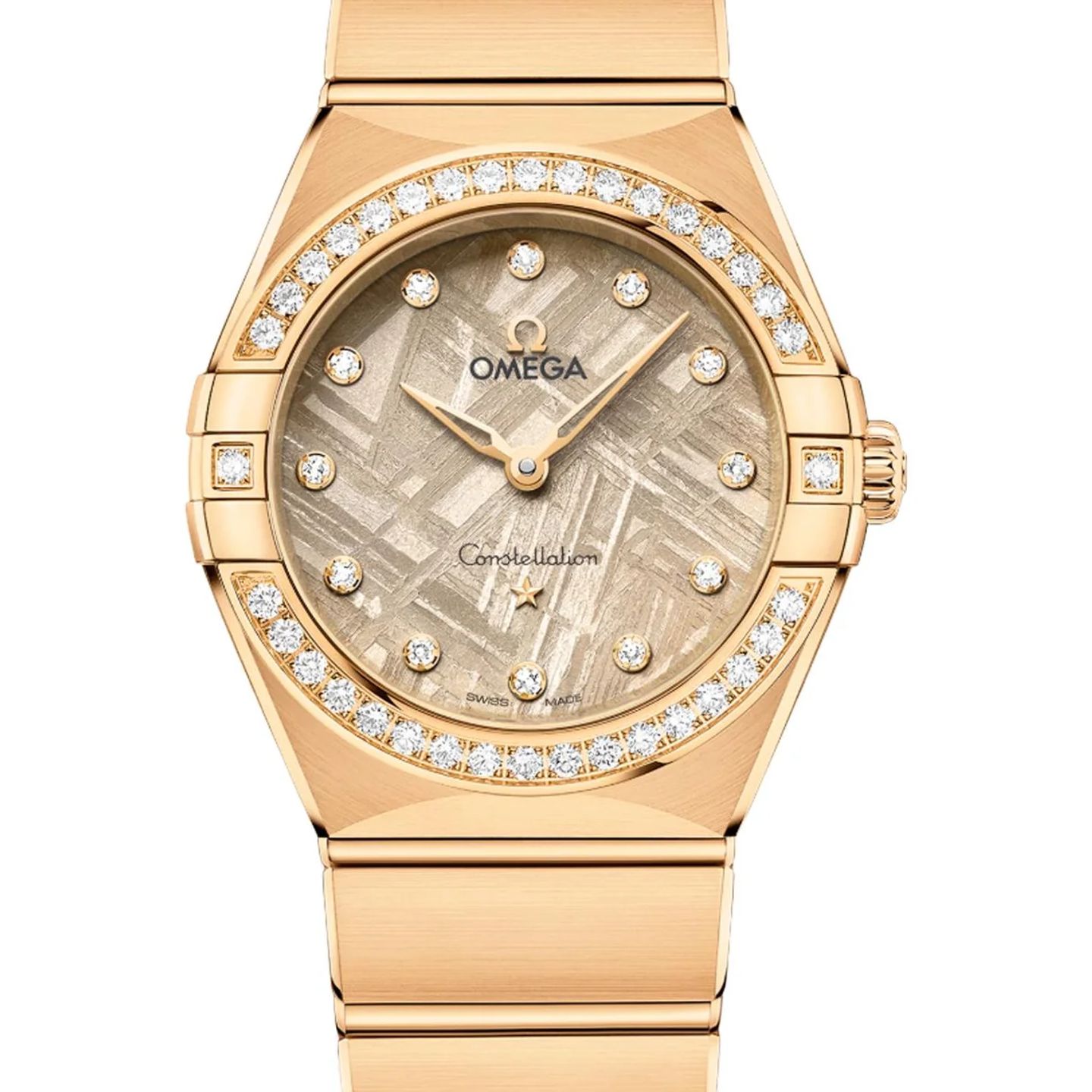 Omega Constellation Ladies 131.55.28.60.99.006 (2026) - White dial 28 mm Yellow Gold case (1/1)