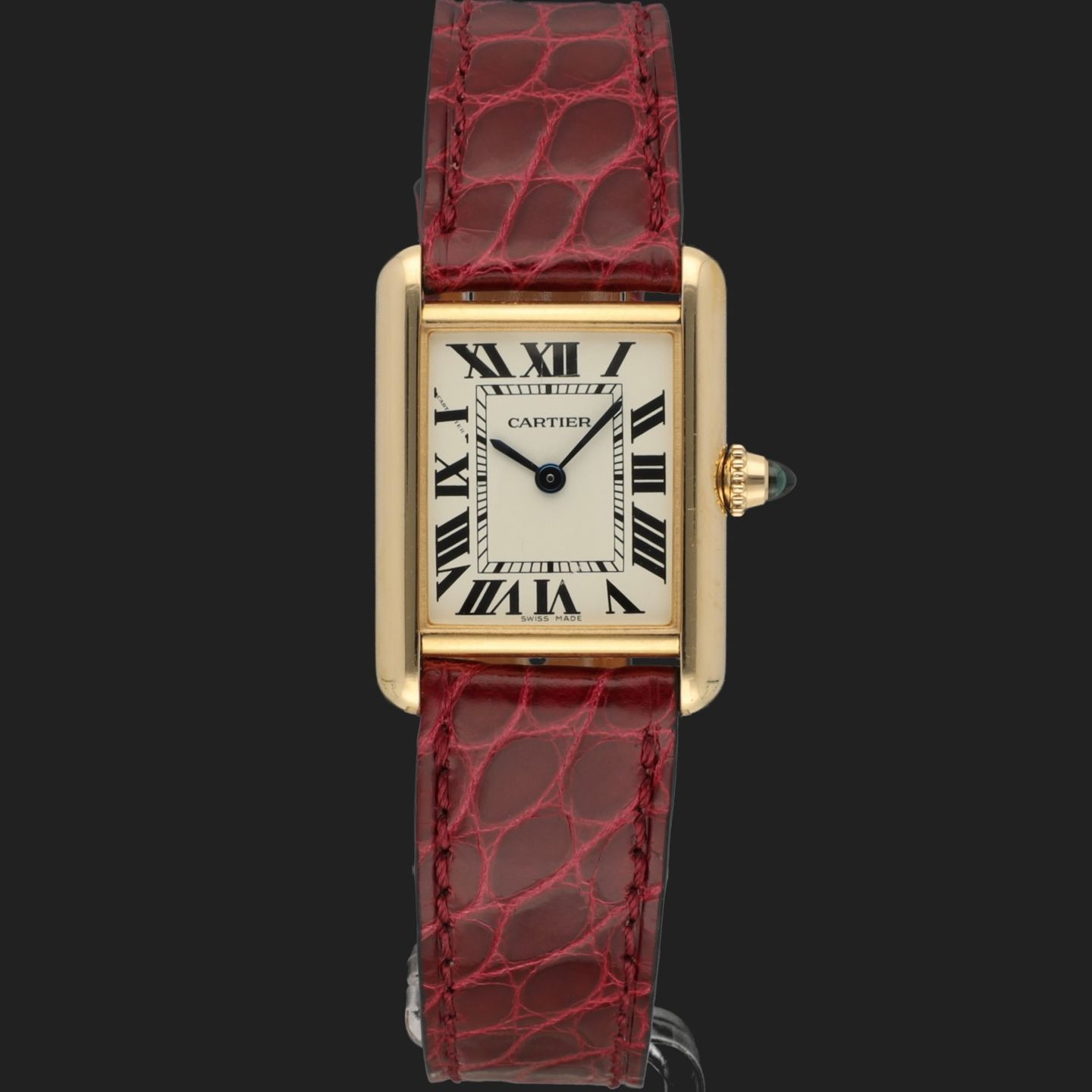 Cartier Tank Louis Cartier W1529856 (2011) - Zilver wijzerplaat 30mm Geelgoud (3/8)