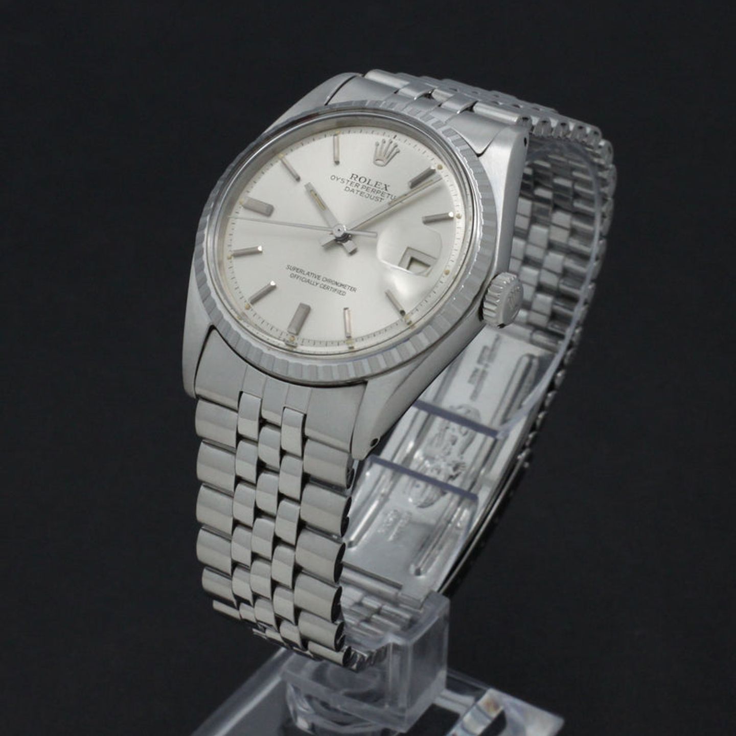 Rolex Datejust 1603 (1970) - Zilver wijzerplaat 36mm Staal (4/7)