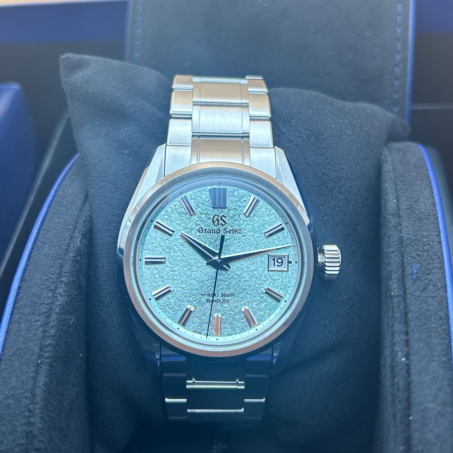 Grand Seiko Evolution 9 Collection SLGH021G (2024) - Turquoise wijzerplaat 40mm Staal (2/8)