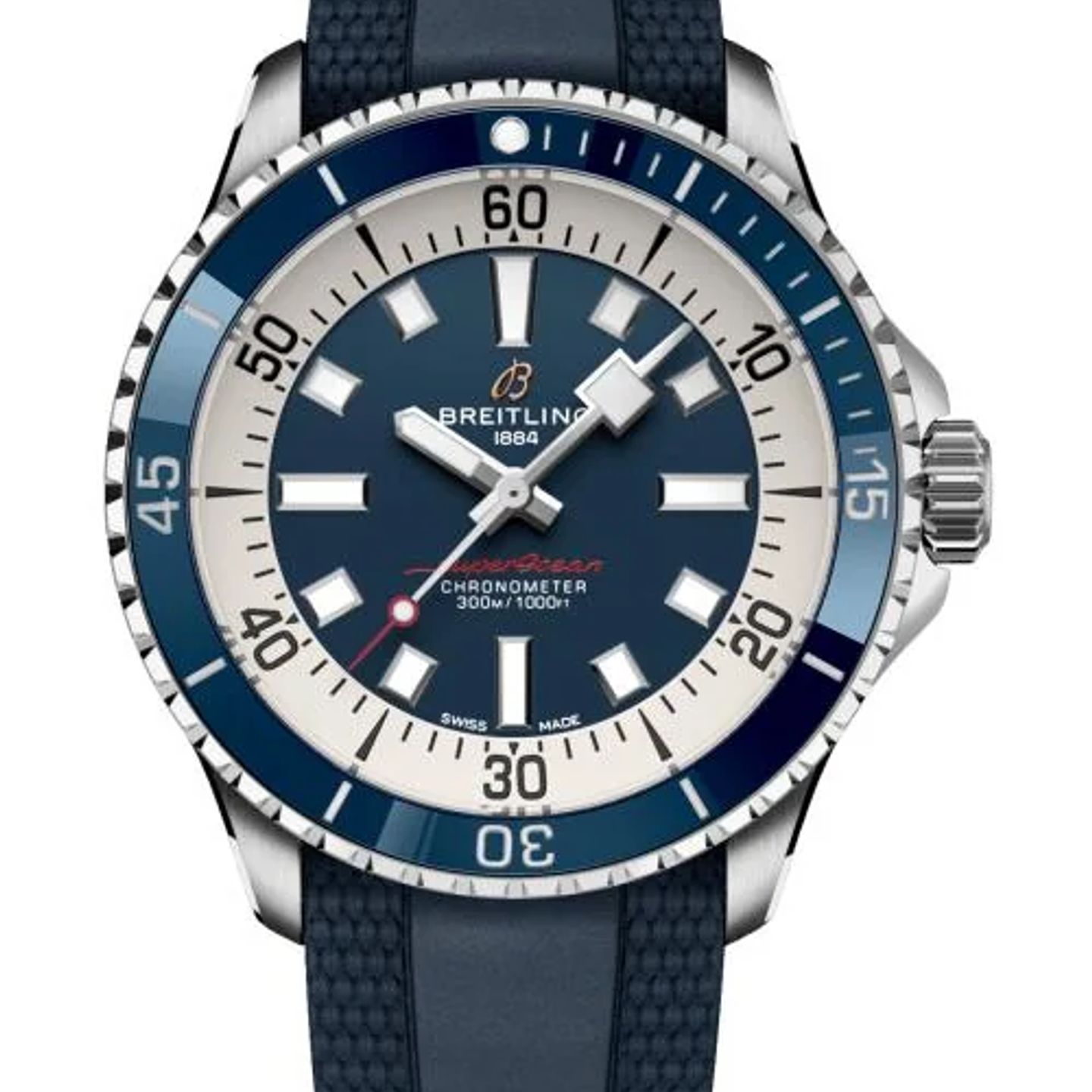 Breitling Superocean 42 A17375E71C1S1 (2026) - Blauw wijzerplaat 42mm Staal (1/1)