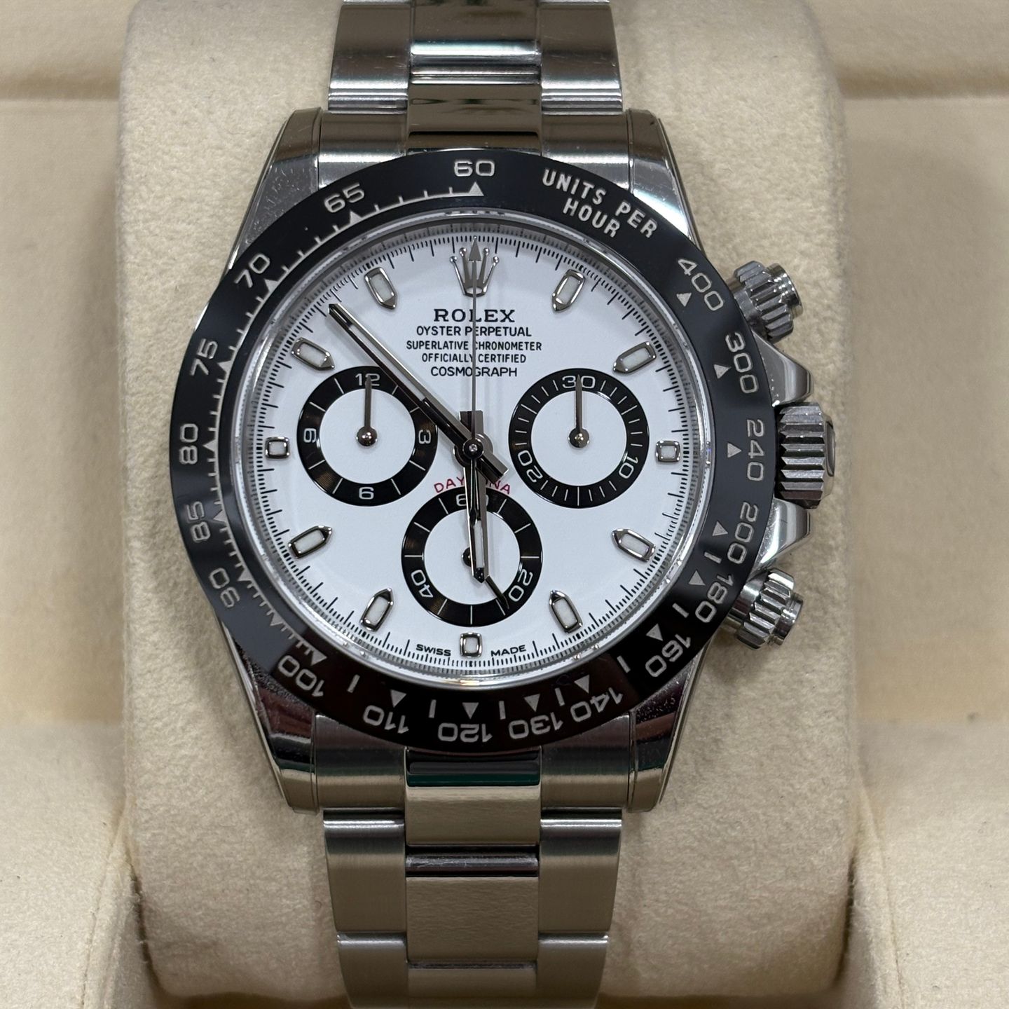 Rolex Daytona 116500LN (2017) - White dial 40 mm Steel case (4/8)