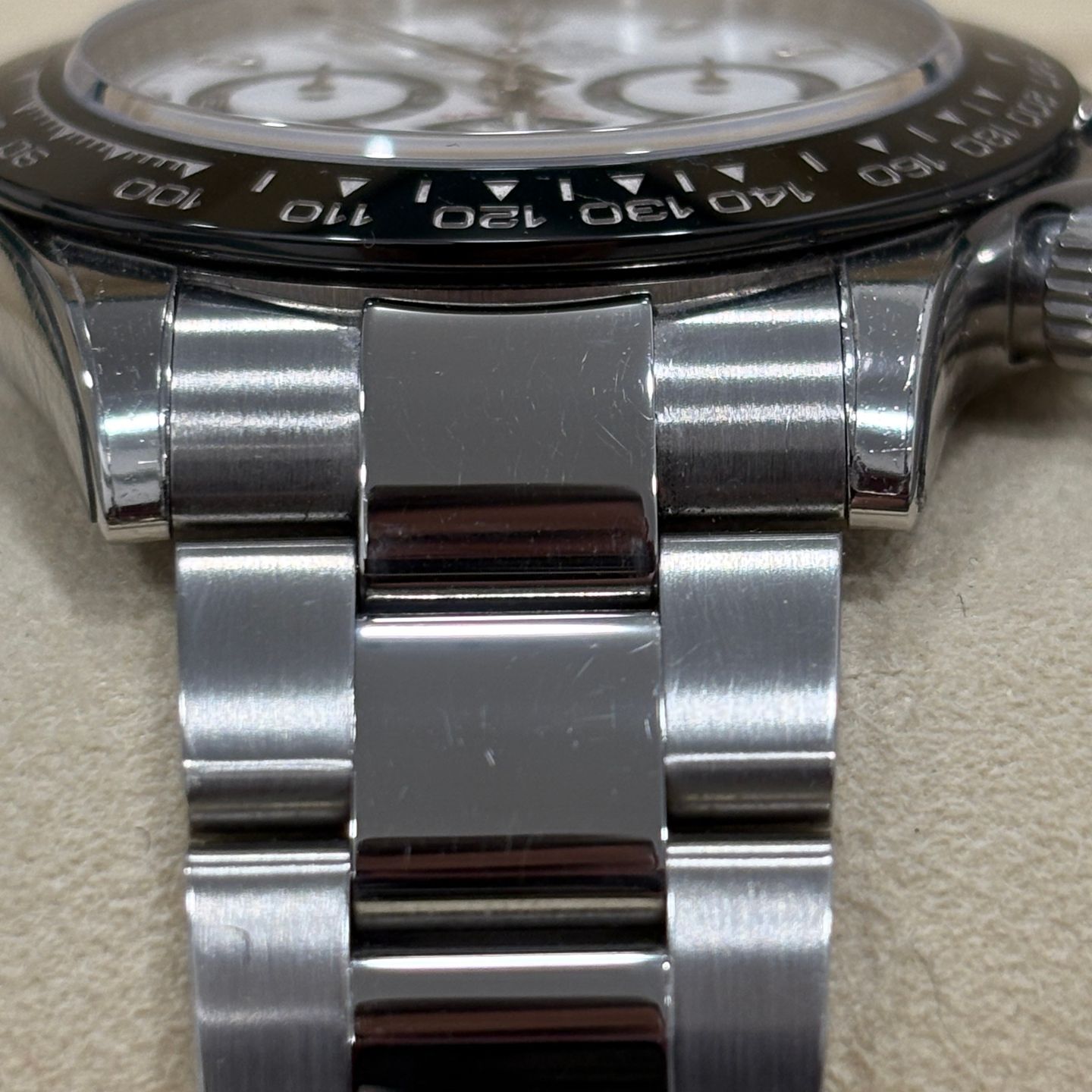 Rolex Daytona 116500LN (2017) - White dial 40 mm Steel case (7/8)