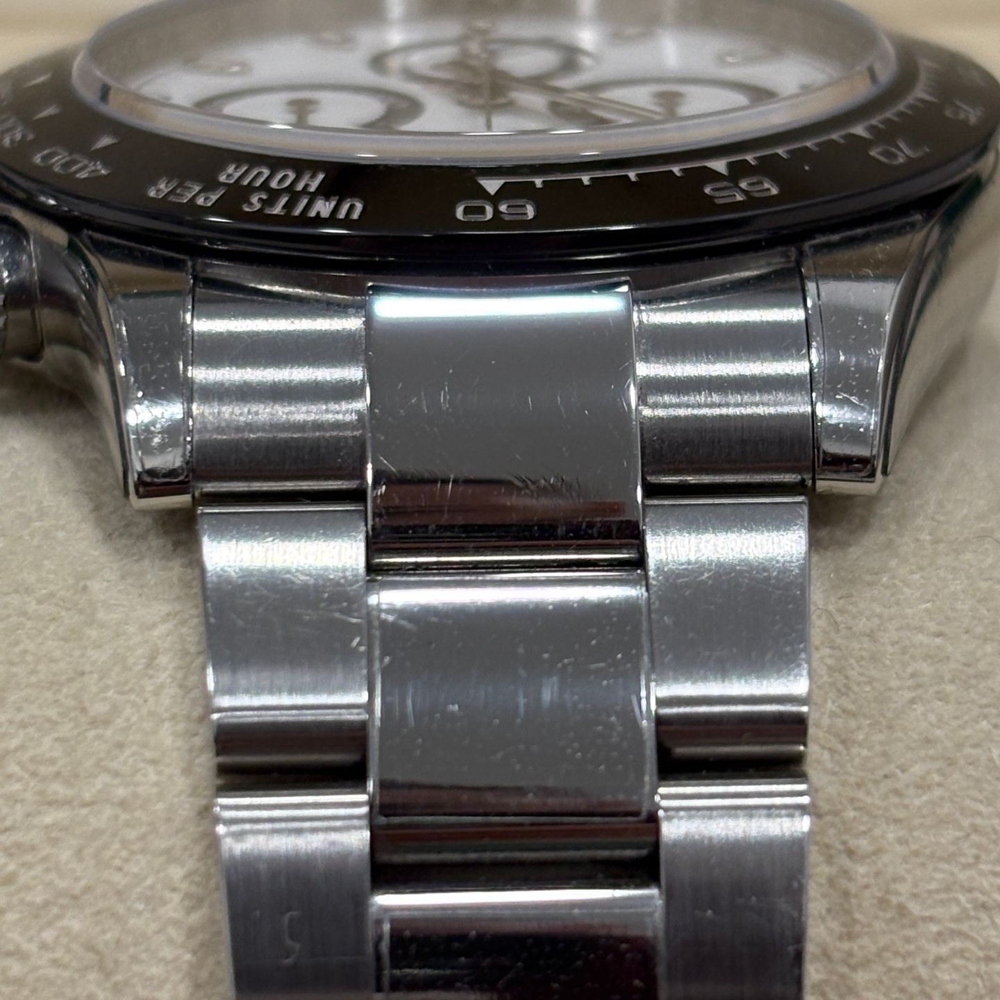 Rolex Daytona 116500LN (2017) - White dial 40 mm Steel case (6/8)