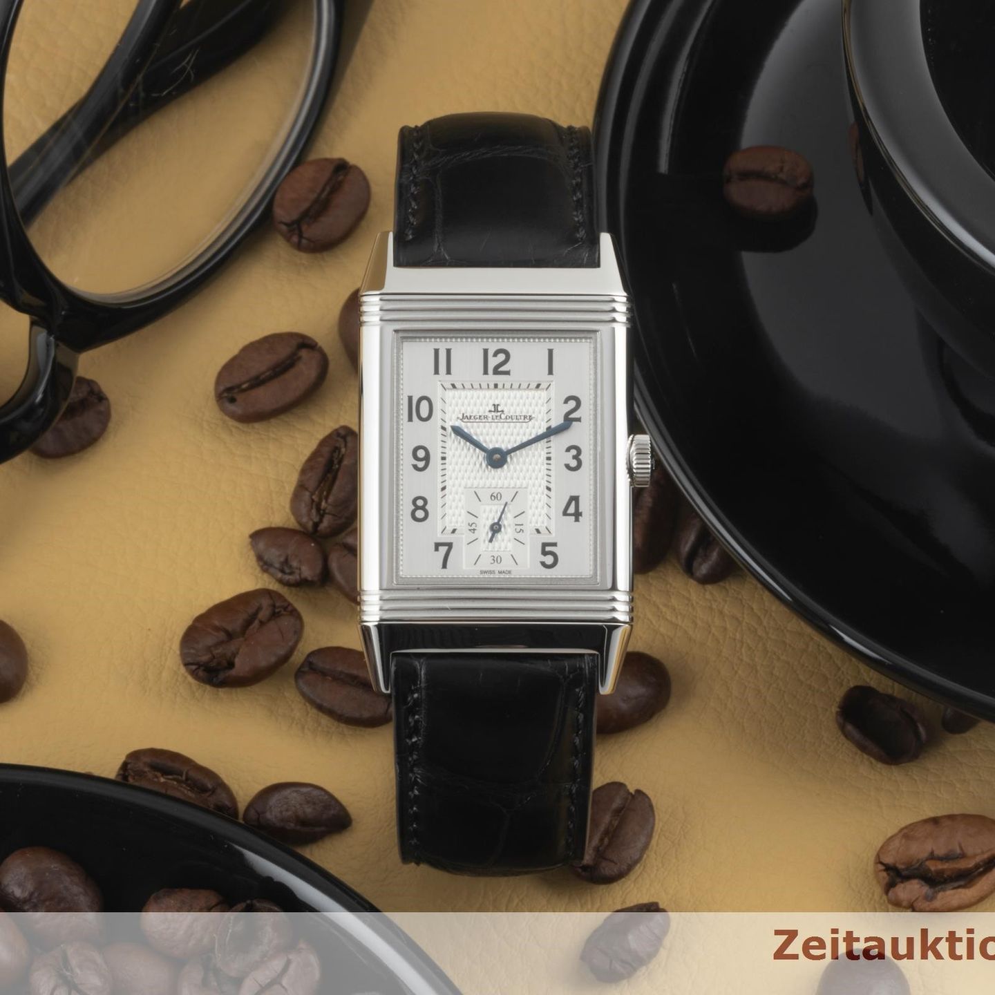 Jaeger-LeCoultre Reverso Classic Small Q2438520 (Unknown (random serial)) - Silver dial 26 mm Steel case (1/8)