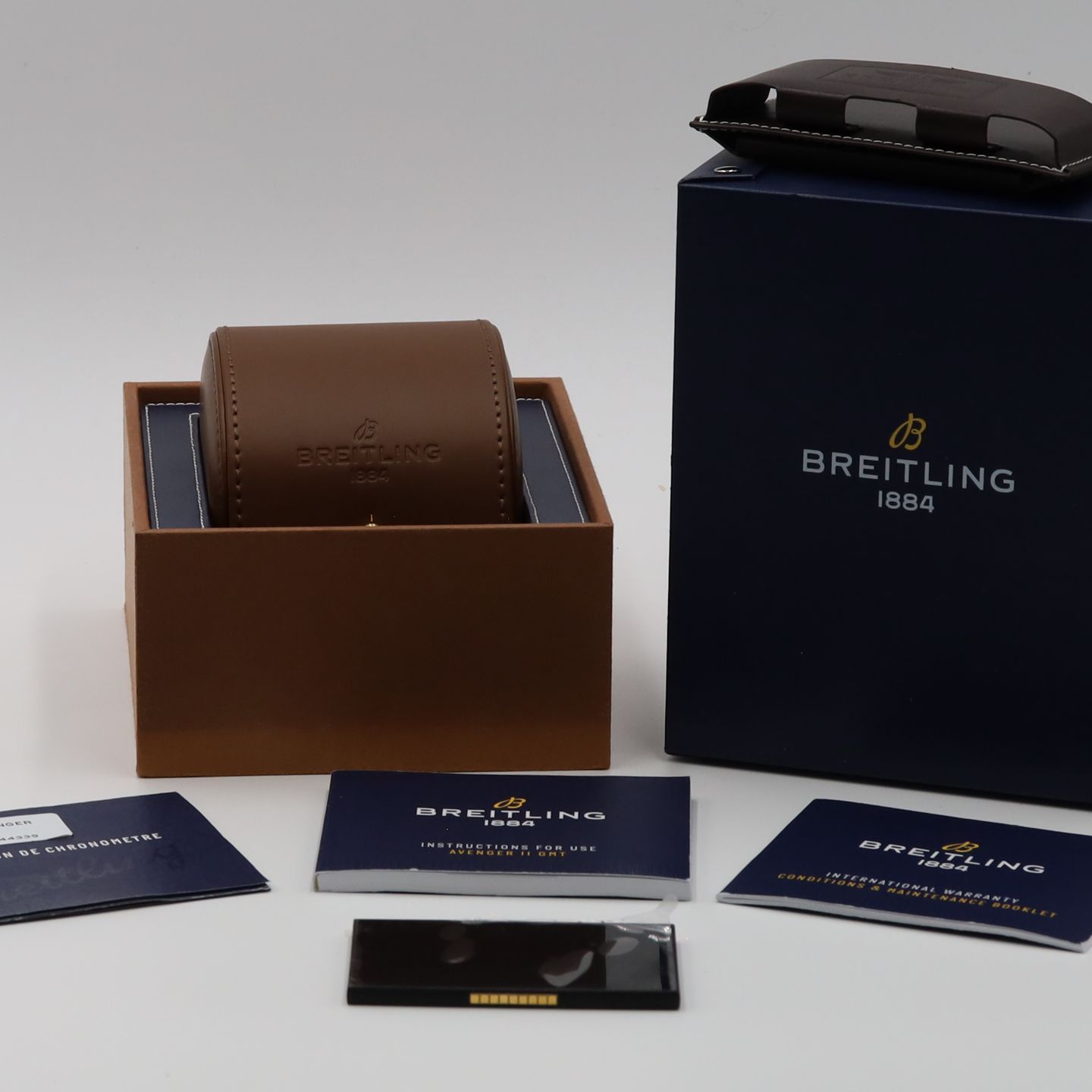 Breitling Avenger II GMT A32390111B1A1 (Onbekend (willekeurig serienummer)) - Zwart wijzerplaat 43mm Staal (8/8)