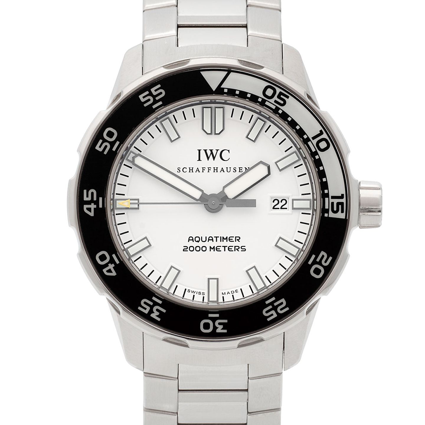 IWC Aquatimer Automatic 2000 IW356805 (2011) - White dial 44 mm Steel case (1/4)