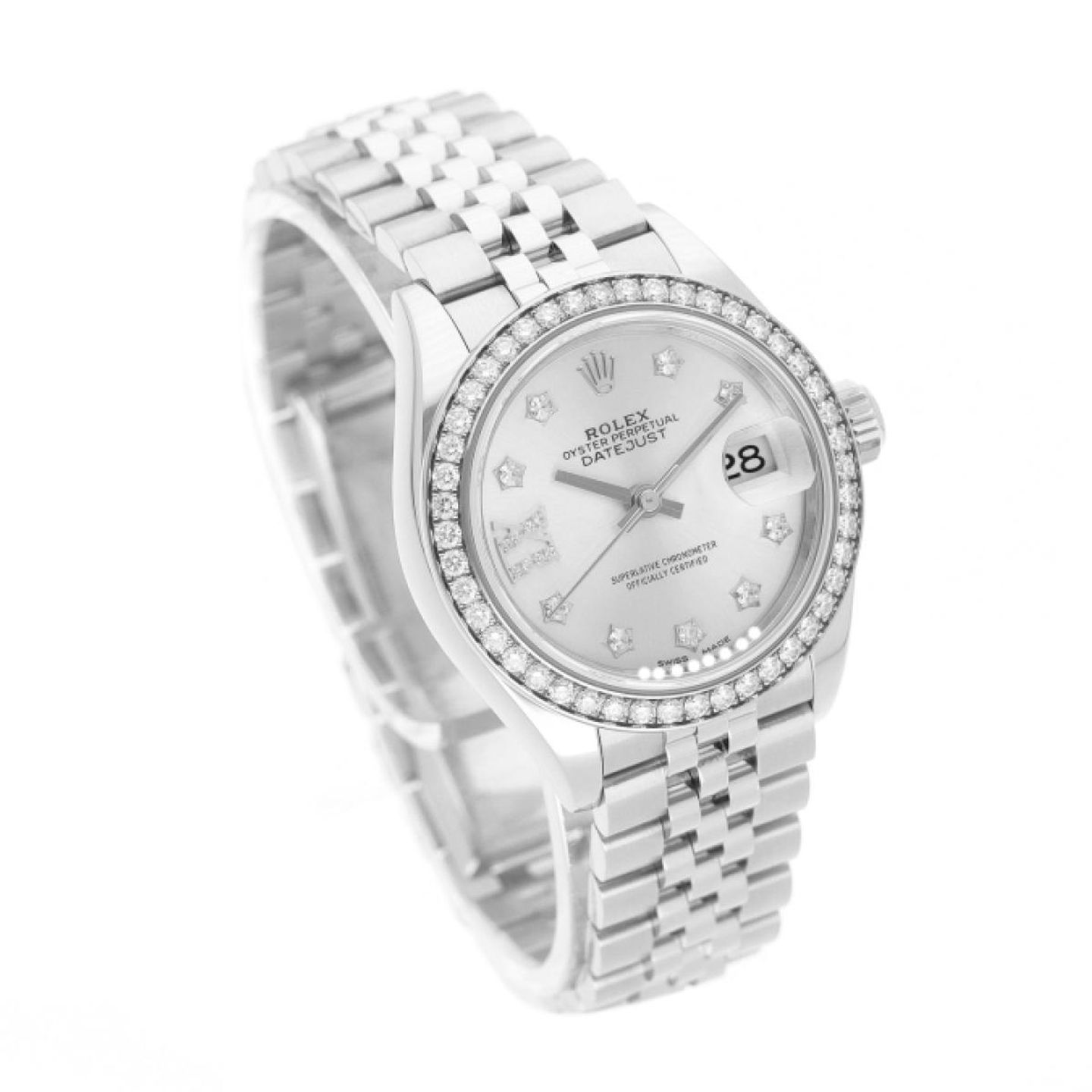 Rolex Lady-Datejust 279384RBR (Unknown (random serial)) - 28 mm Steel case (3/5)