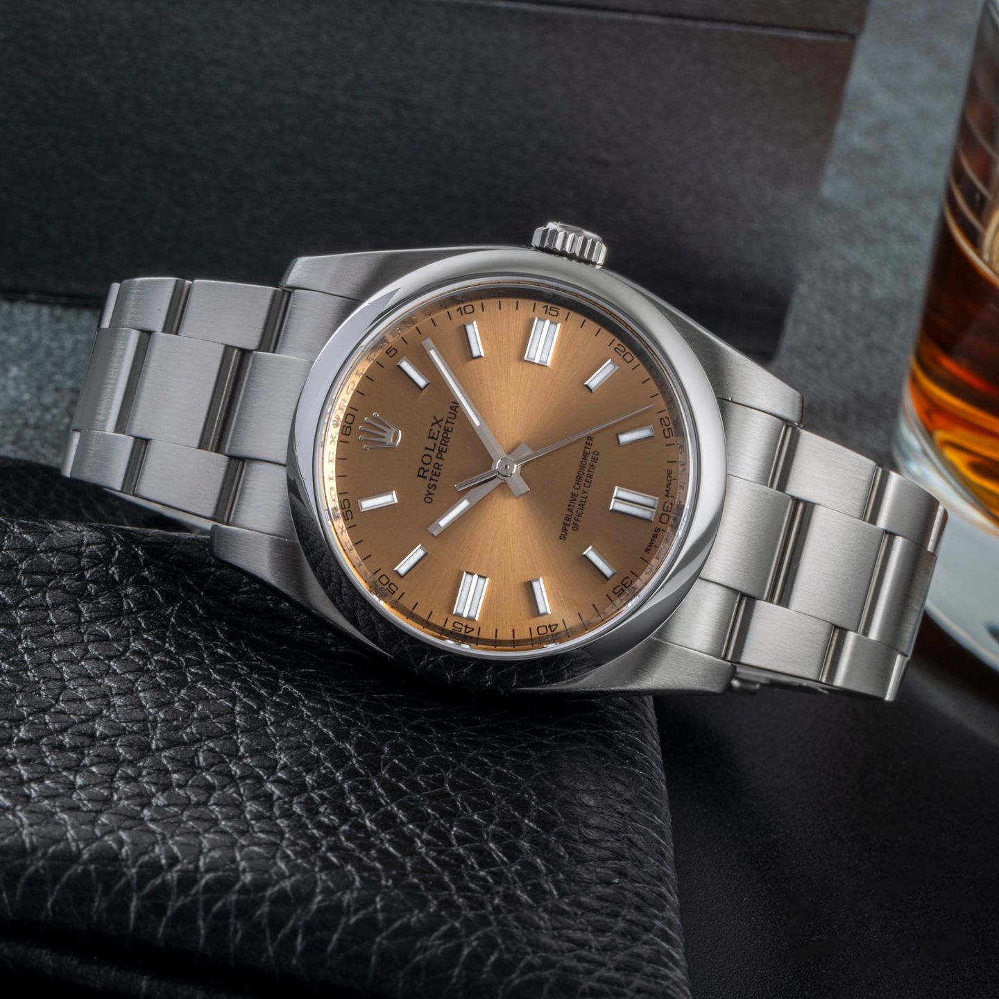 Rolex Oyster Perpetual 36 116000 (Onbekend (willekeurig serienummer)) - Brons wijzerplaat 36mm Staal (2/8)