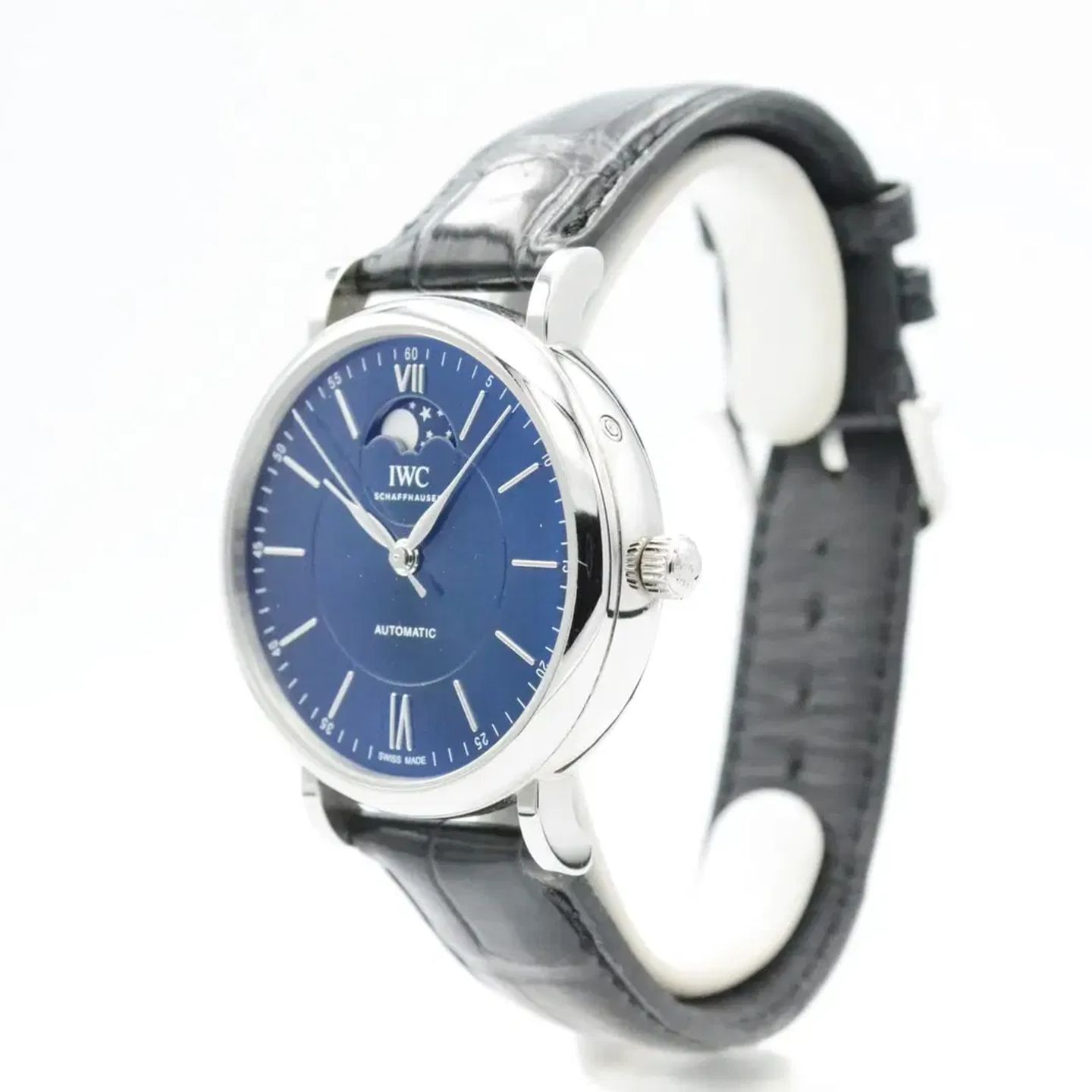 IWC Portofino Automatic IW459402 (2012) - Blue dial 40 mm Steel case (2/7)