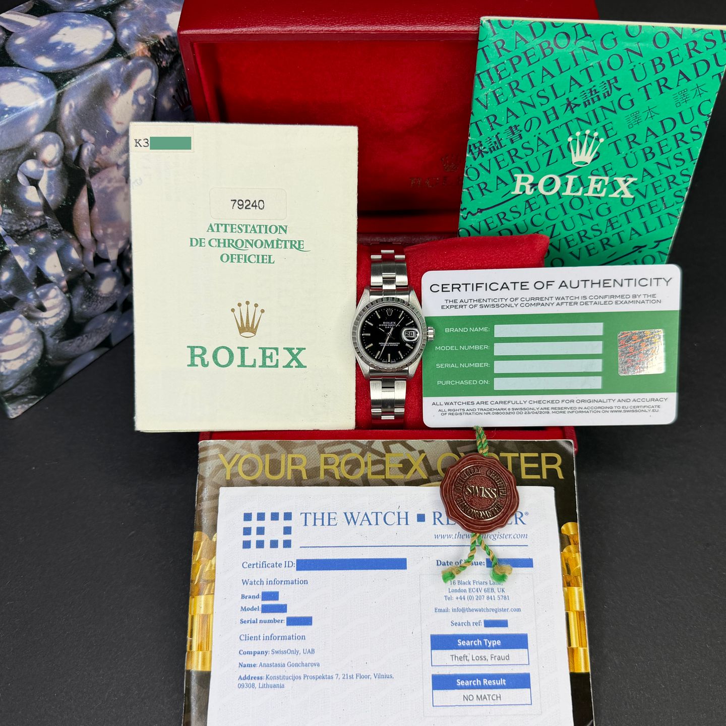 Rolex Oyster Perpetual Lady Date 79240 - (3/8)