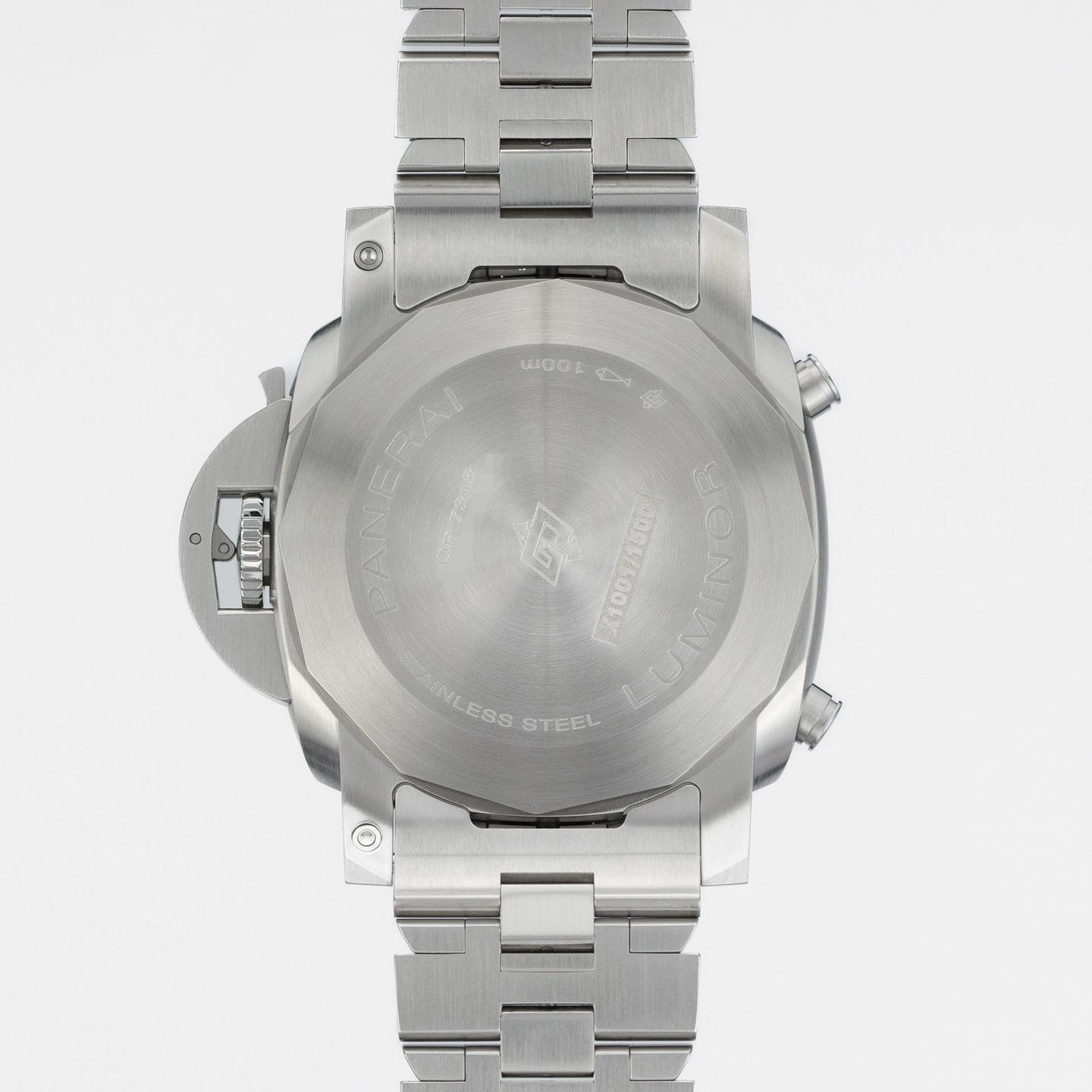 Panerai Luminor Chrono PAM01110 (2022) - Blauw wijzerplaat 44mm Staal (5/7)