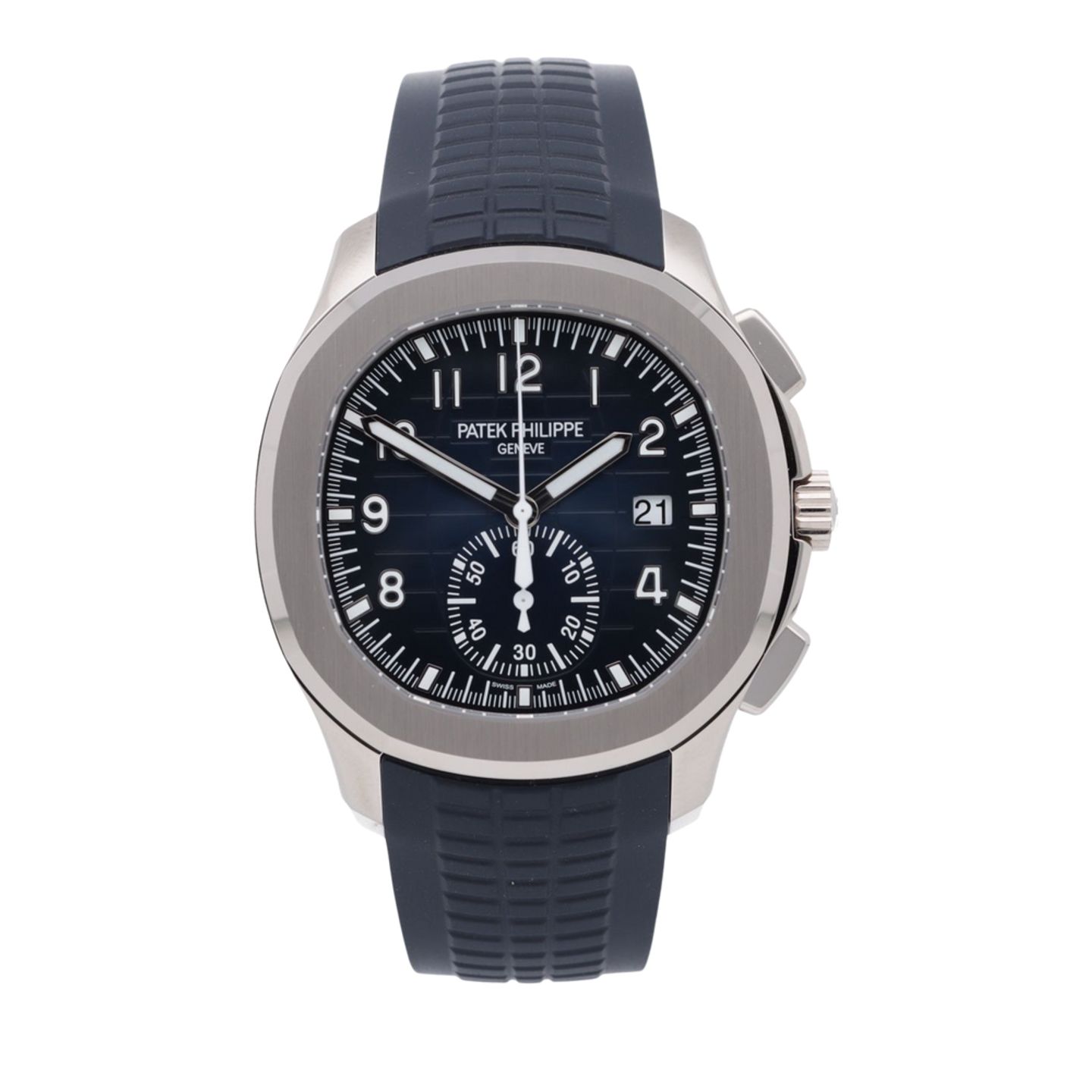Patek Philippe Aquanaut 5968G-001 (2025) - Blue dial 42 mm White Gold case (1/7)