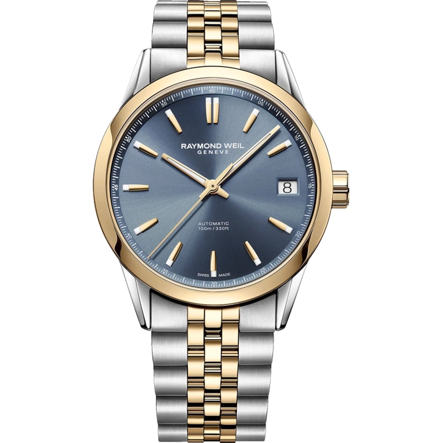 Raymond Weil Freelancer 2741-STP-50001 (2026) - Blue dial 40 mm Gold/Steel case (1/1)