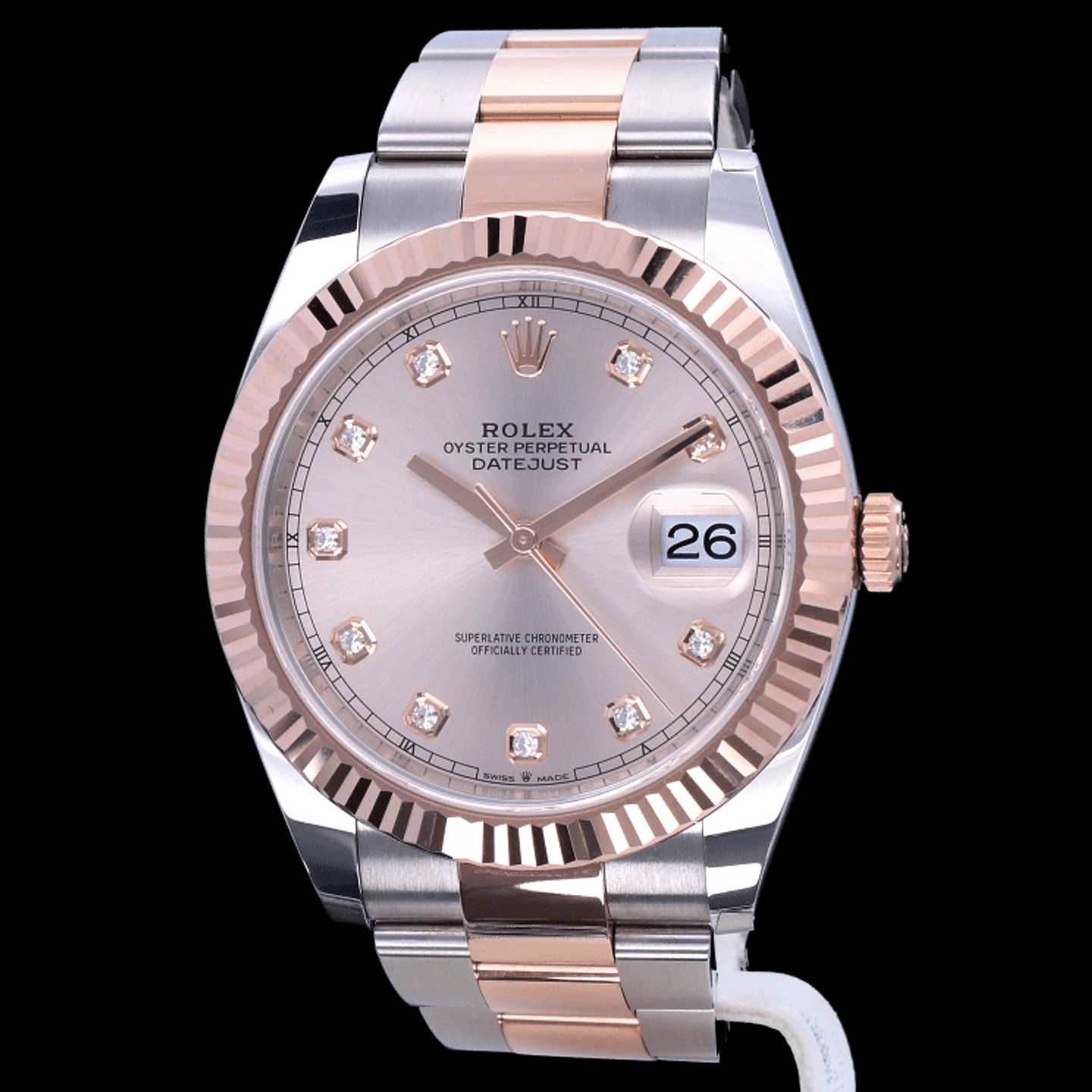 Rolex Datejust 41 126331 (2020) - Pink dial 41 mm Steel case (1/8)