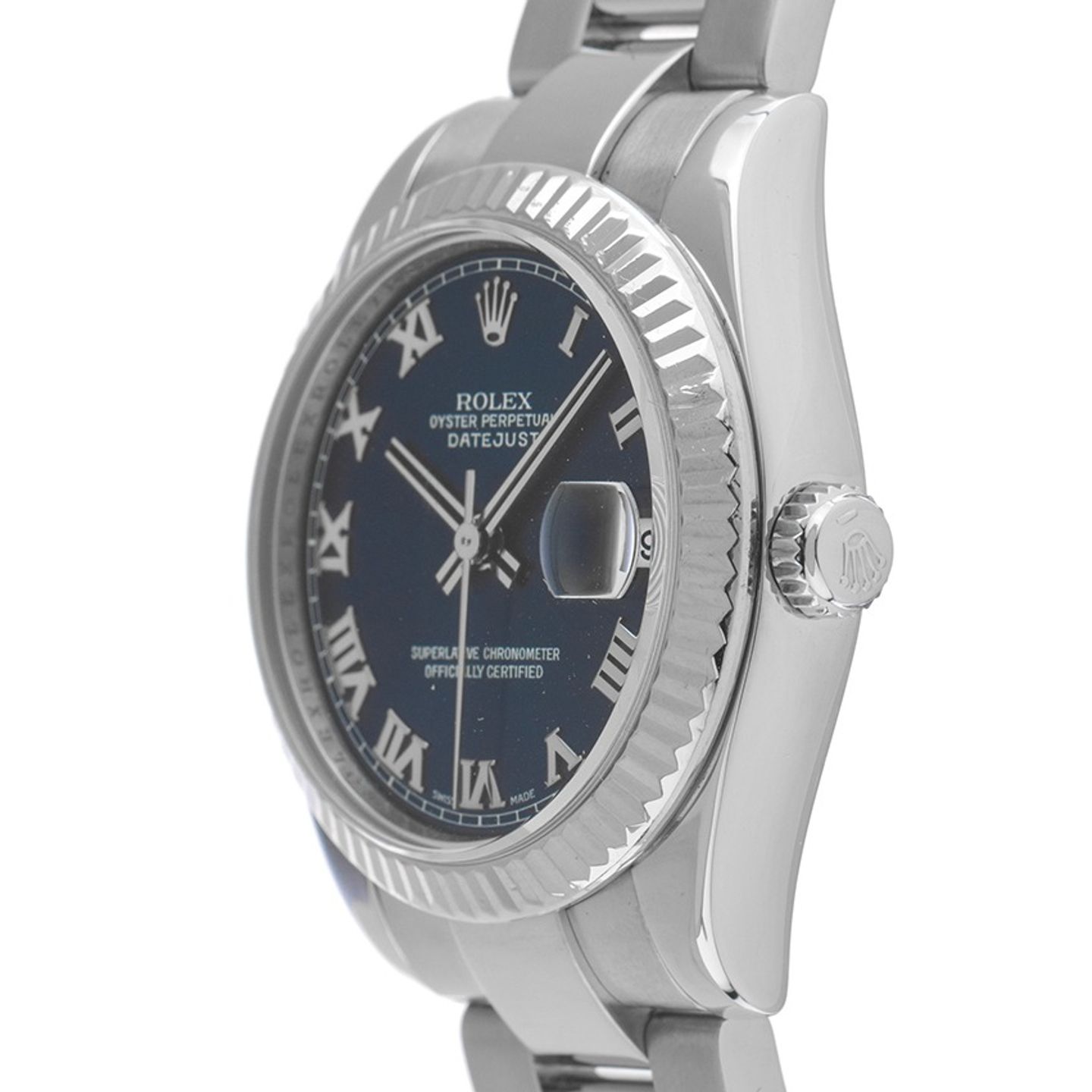 Rolex Datejust 31 178274 (2006) - Blue dial 31 mm Steel case (4/7)