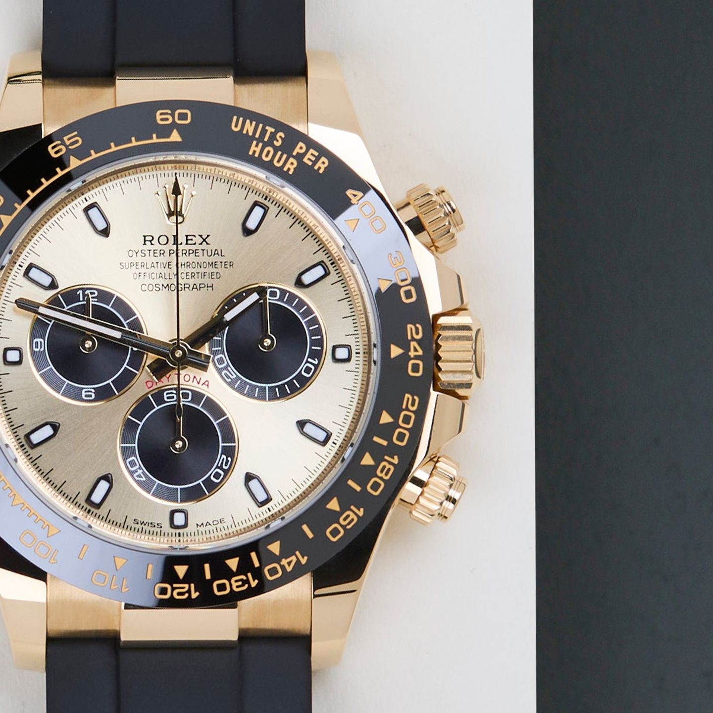 Rolex Daytona 116518LN (2021) - Champagne dial 40 mm Yellow Gold case (5/8)