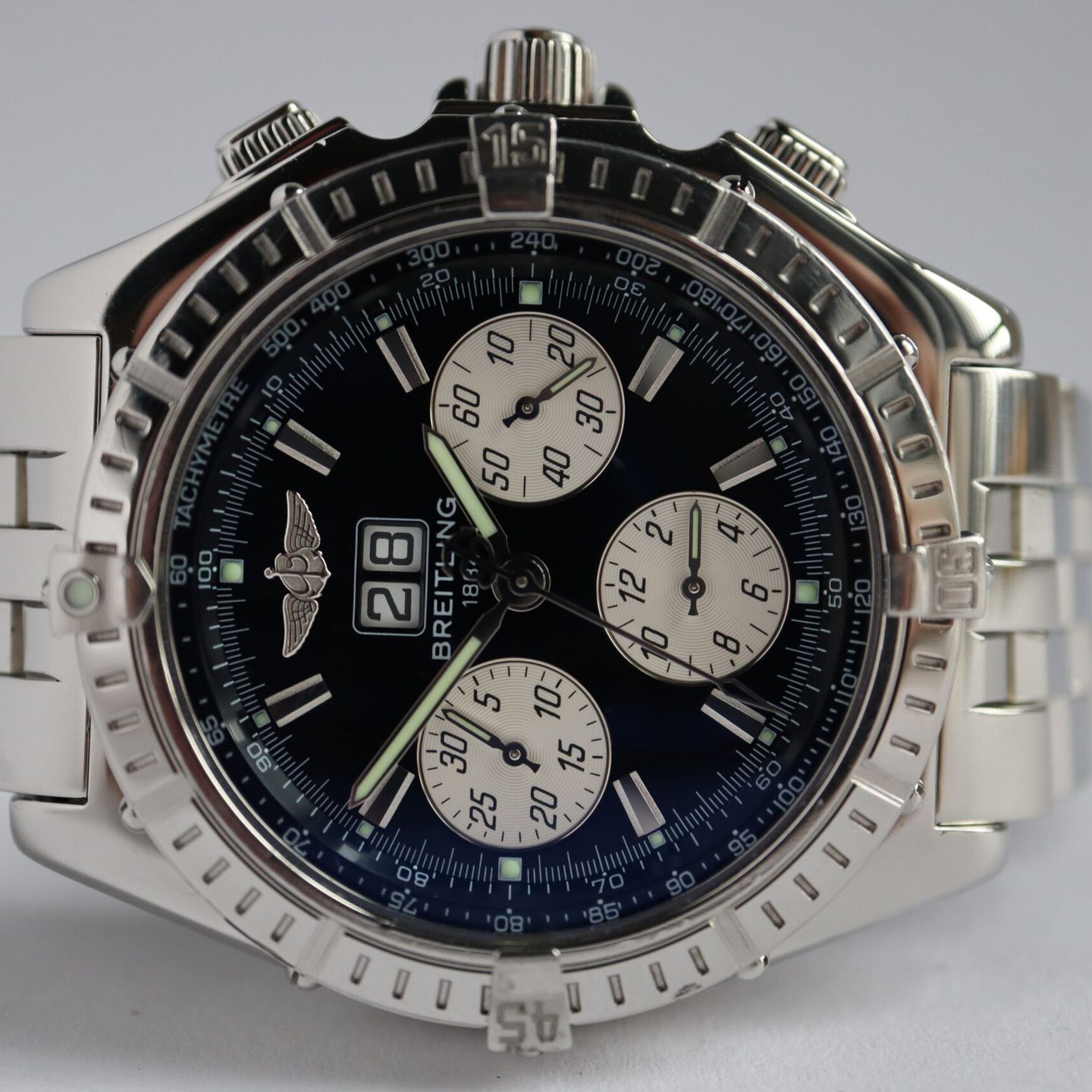 Breitling Crosswind Special A44355 (2001) - Black dial 44 mm Steel case (2/8)