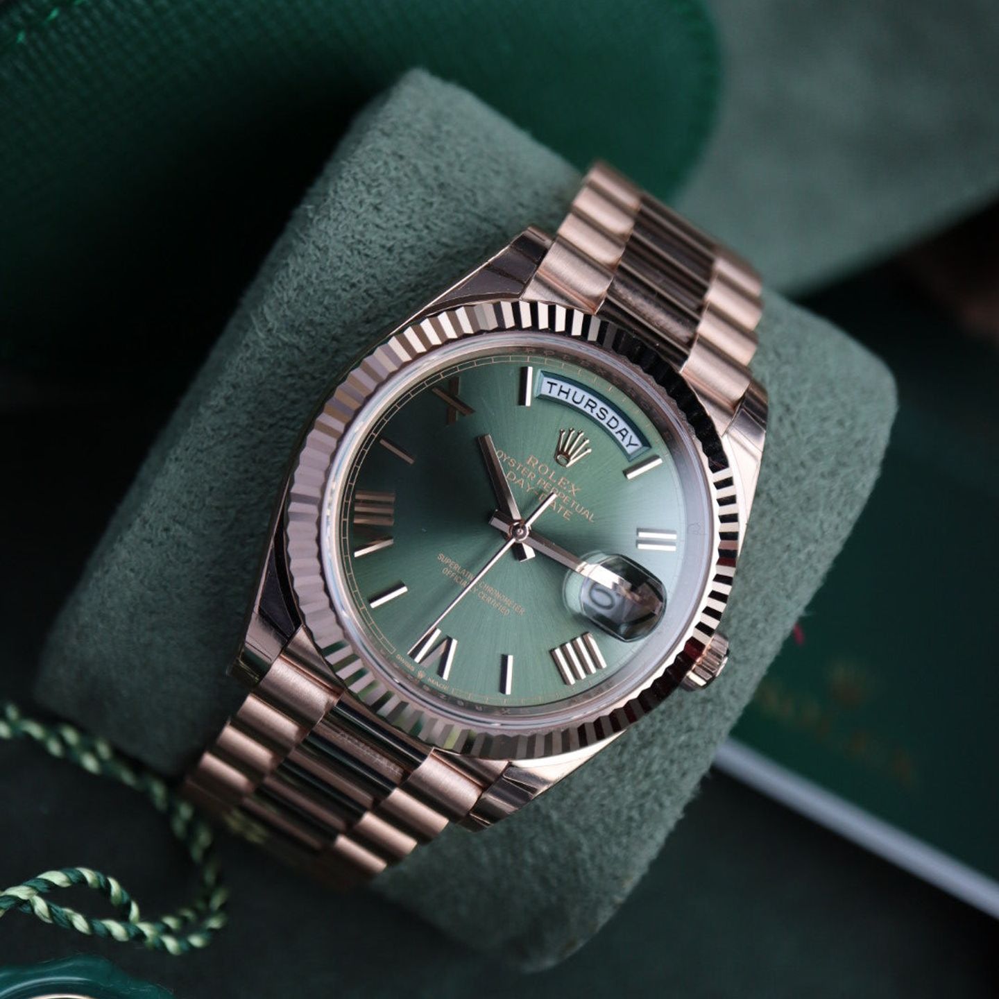 Rolex Day-Date 40 228235 (Onbekend (willekeurig serienummer)) - 40mm Roségoud (5/5)