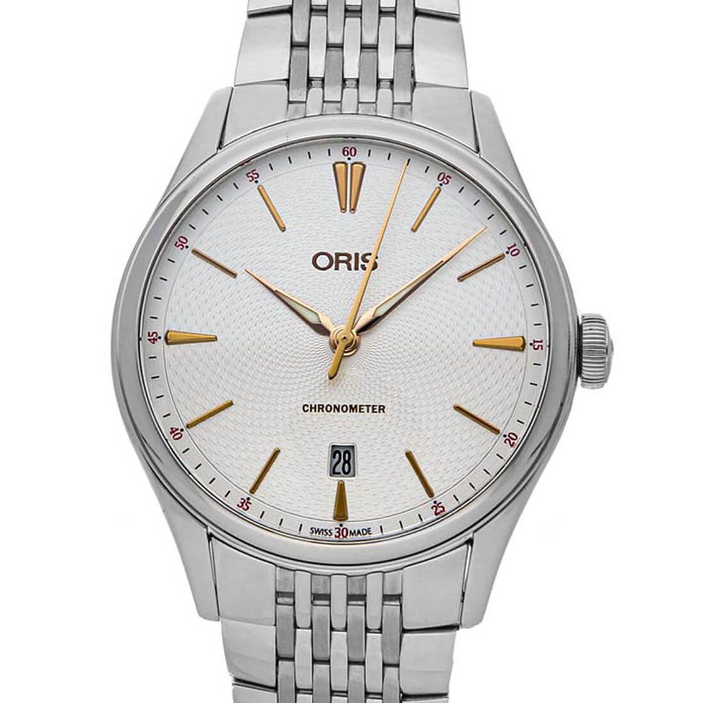 Oris Artelier 01 737 7721 4031-07 8 21 79 (2023) - Silver dial 40 mm Steel case (1/2)