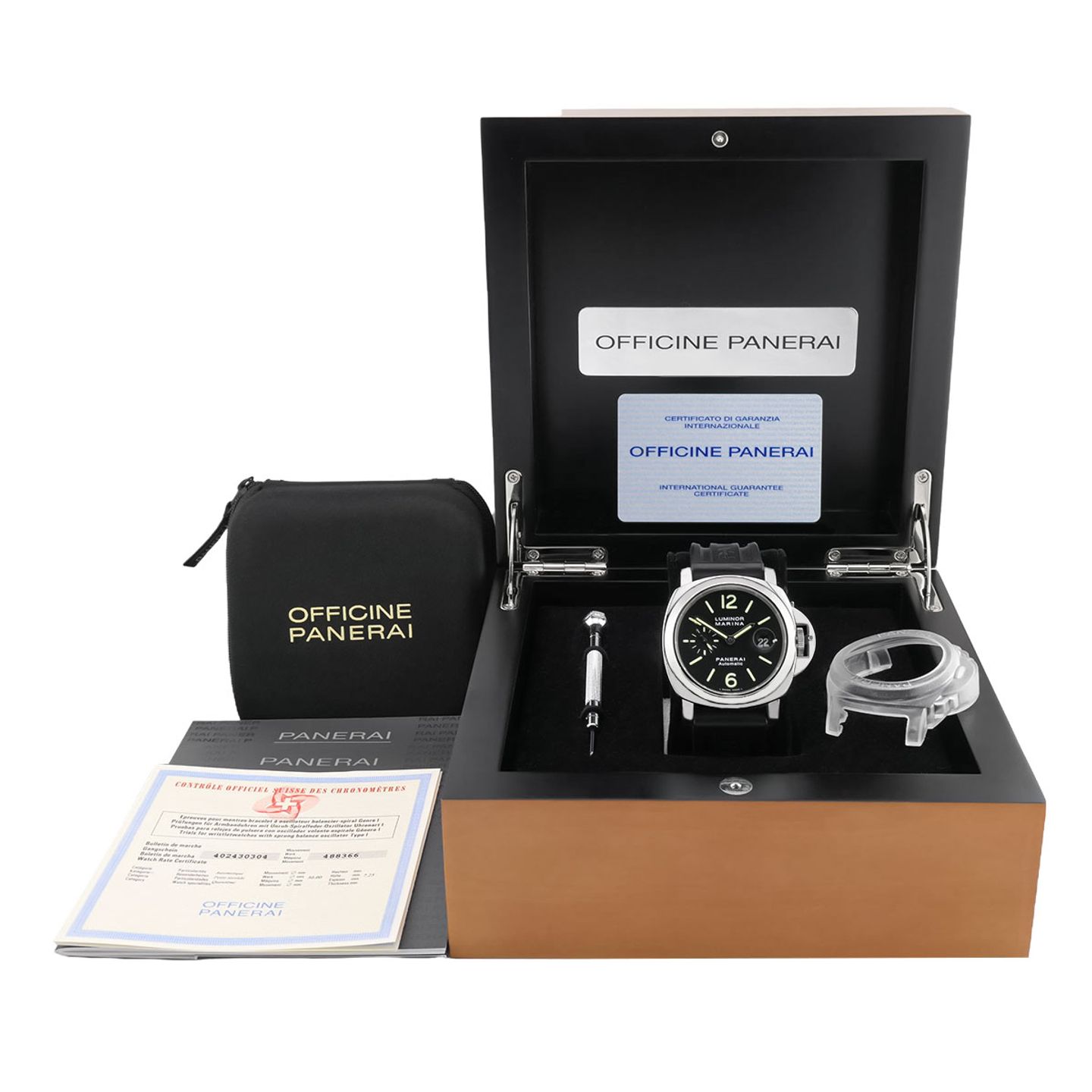 Panerai Luminor Marina Automatic PAM00104 (2007) - Black dial 44 mm Steel case (8/8)
