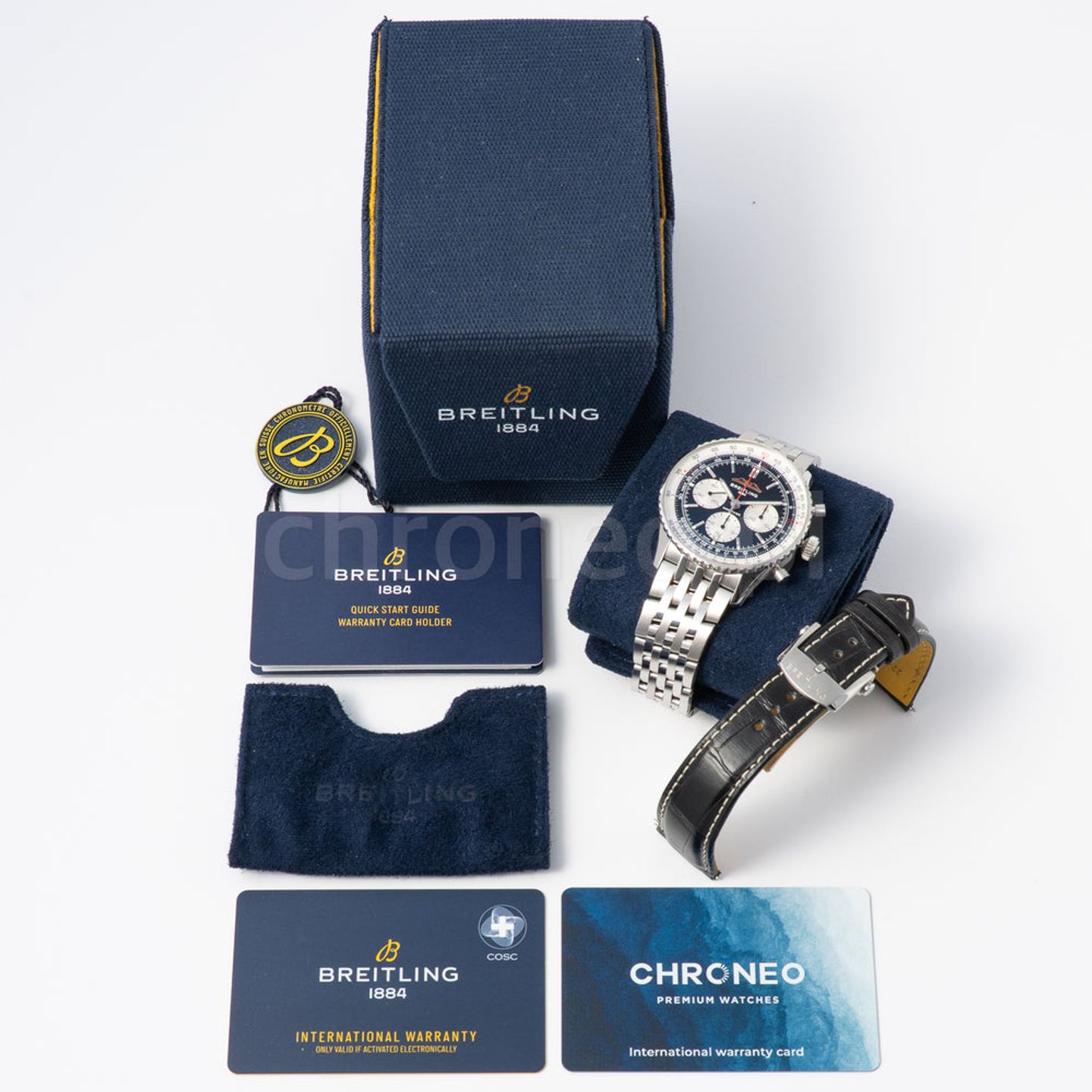 Breitling Navitimer 1 B01 Chronograph AB0138211B1A1 (2022) - Black dial 43 mm Steel case (8/8)
