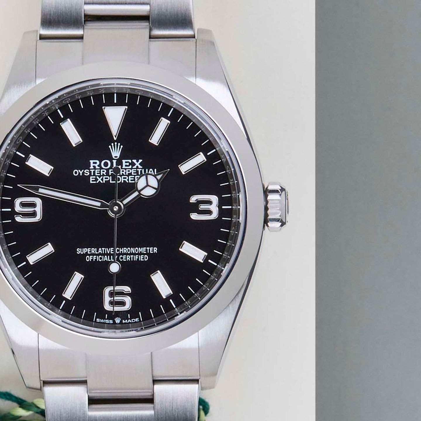 Rolex Explorer 124270 (2023) - Zwart wijzerplaat 36mm Staal (5/8)