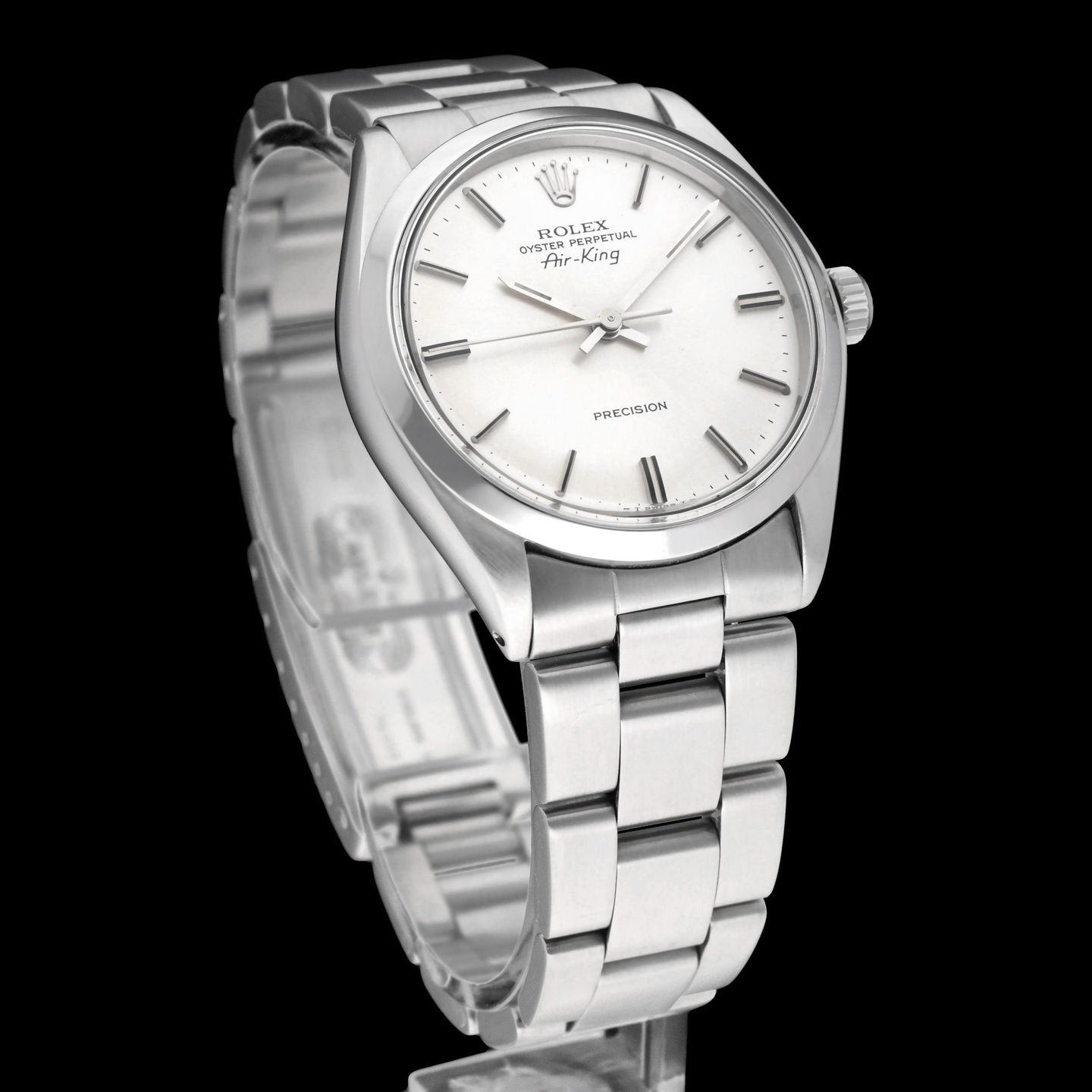 Rolex Air-King 5500 (1978) - Silver dial 34 mm Steel case (3/7)