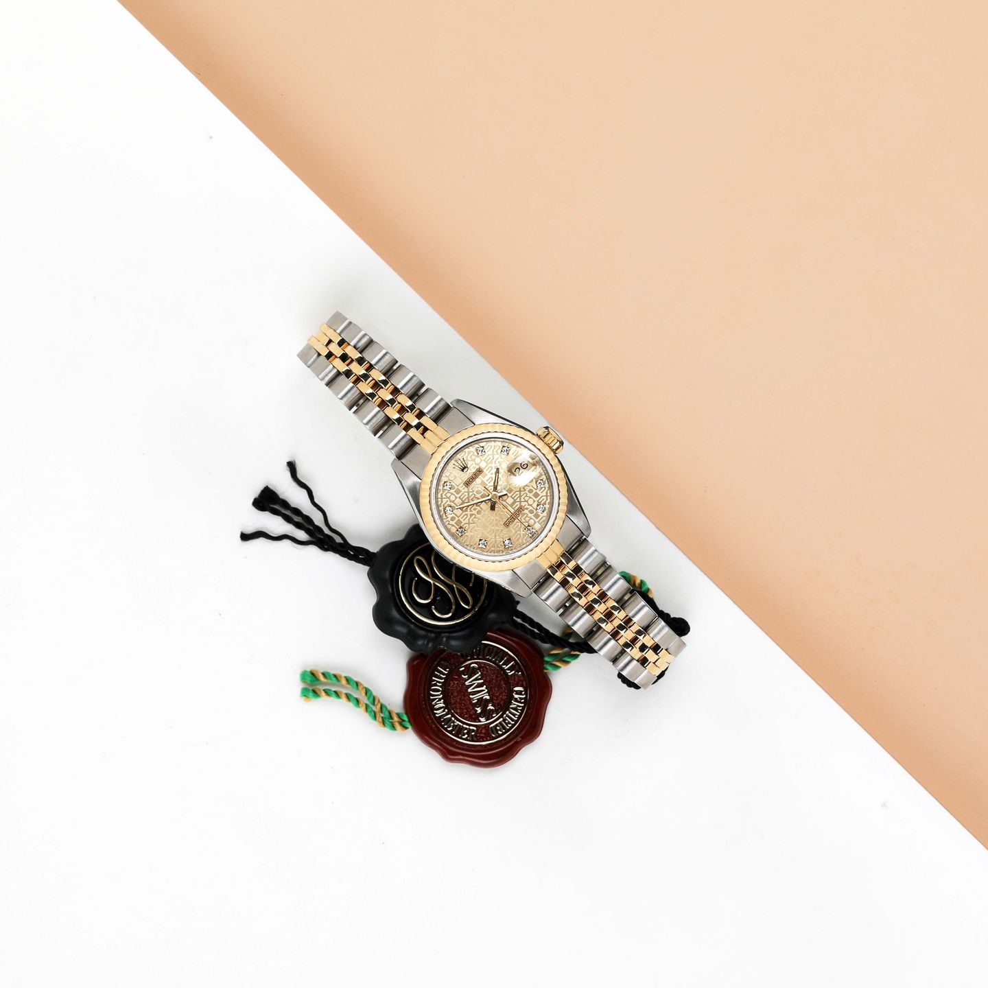 Rolex Lady-Datejust 69173 (1986) - 26mm Goud/Staal (2/8)