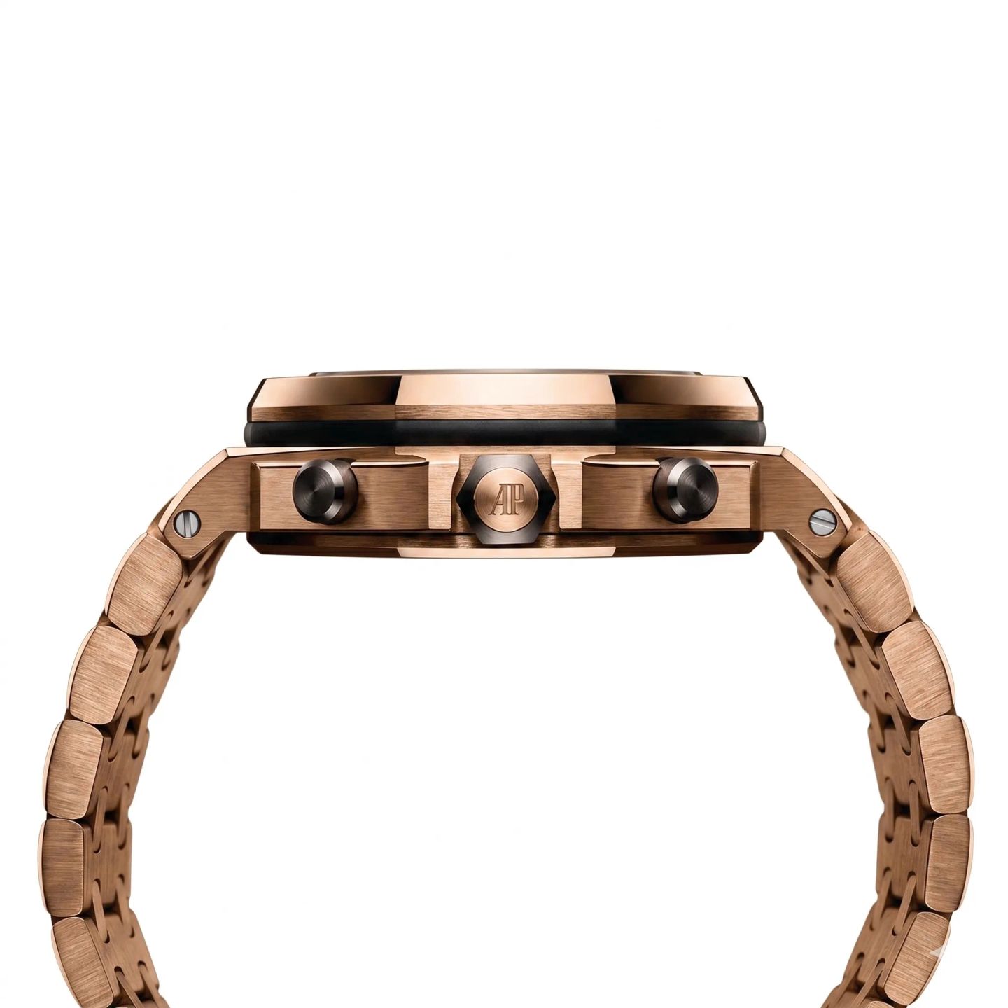 Audemars Piguet Royal Oak Offshore Chronograph 26470OR.OO.1000OR.01 (2014) - Champagne dial 42 mm Rose Gold case (5/8)