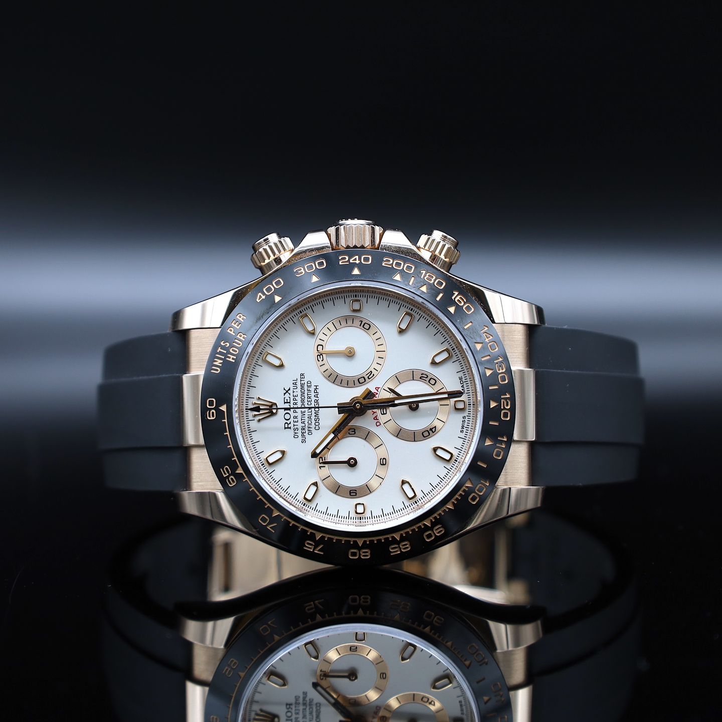 Rolex Daytona 116515LN (2019) - Wit wijzerplaat 40mm Roségoud (1/7)