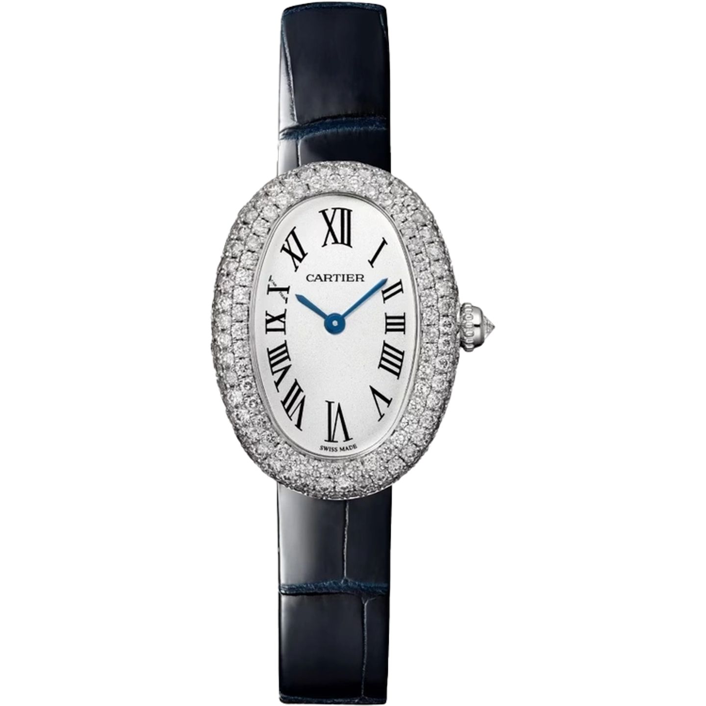 Cartier Baignoire WJBA0049 (2026) - Zilver wijzerplaat 32mm Witgoud (1/1)