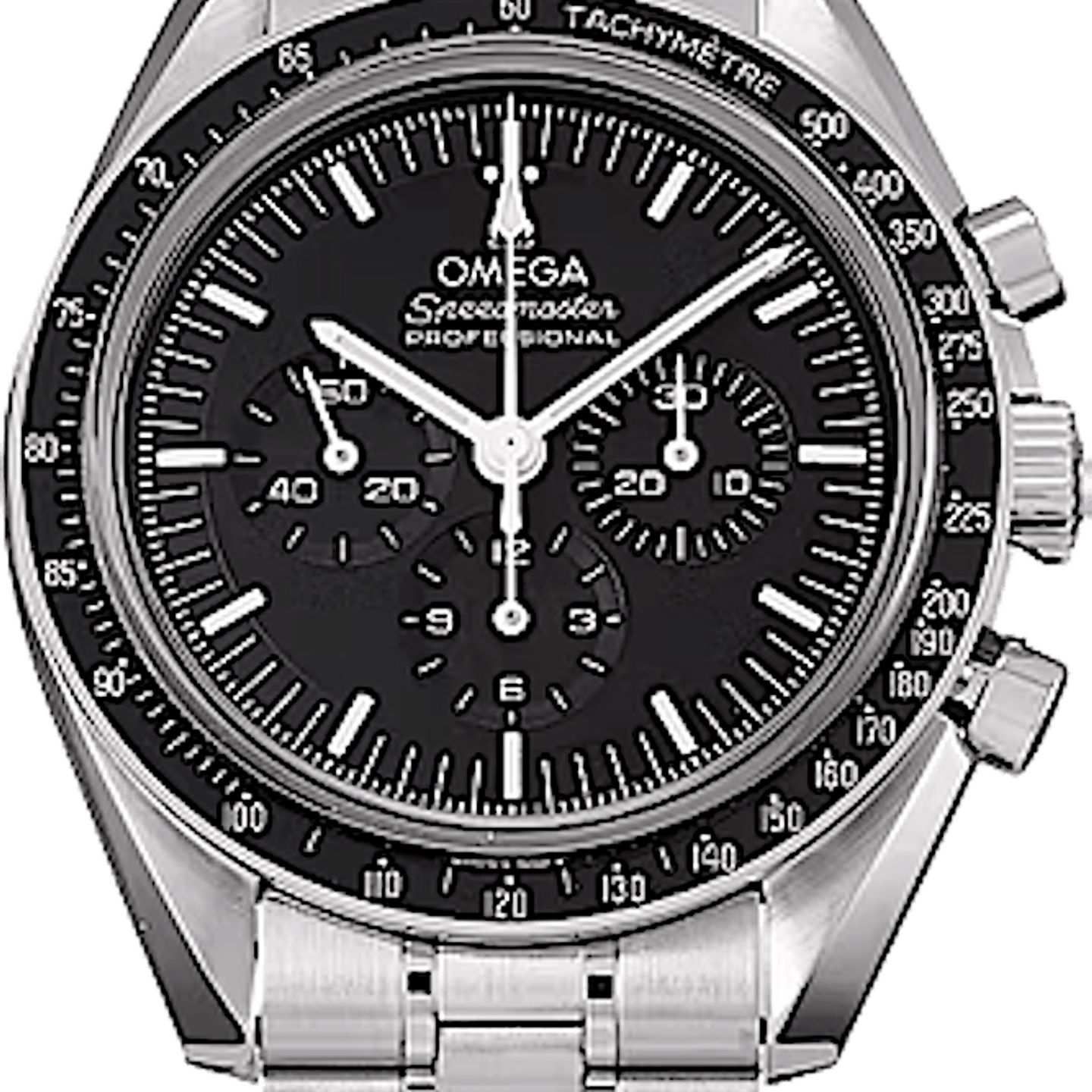 Omega Speedmaster Professional Moonwatch 310.30.42.50.01.002 (Unknown (random serial)) - Black dial 42 mm Steel case (2/5)
