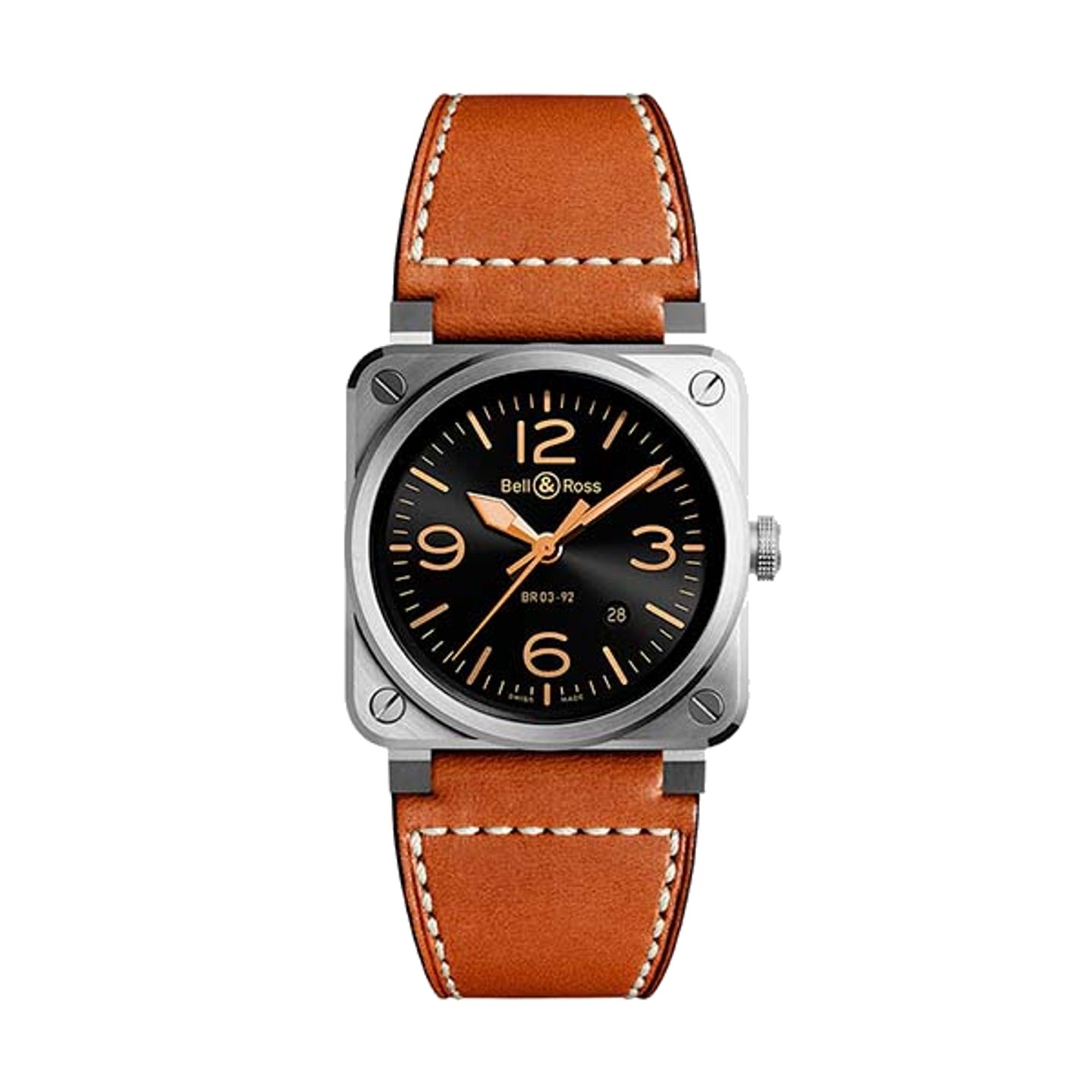Bell & Ross BR 03-92 Steel BR0392-GH-ST/SCA (2026) - Black dial 43 mm Steel case (1/1)