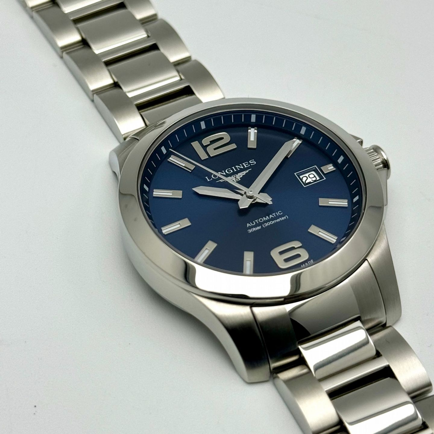 Longines Conquest L3.776.4.99.6 (2023) - Blauw wijzerplaat 39mm Staal (7/10)