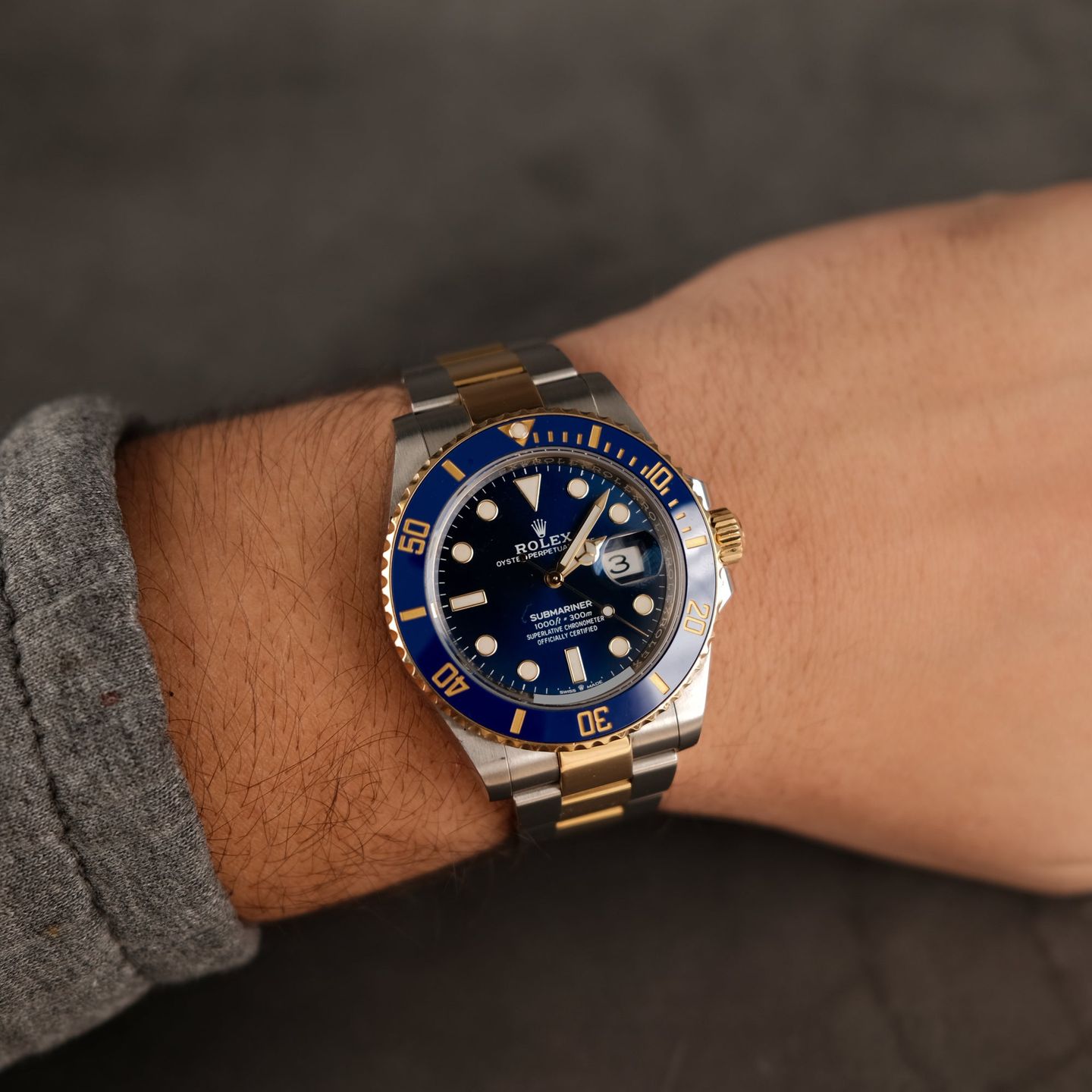 Rolex Submariner Date 126613lb (2020) - Blue dial 41 mm Gold/Steel case (8/8)