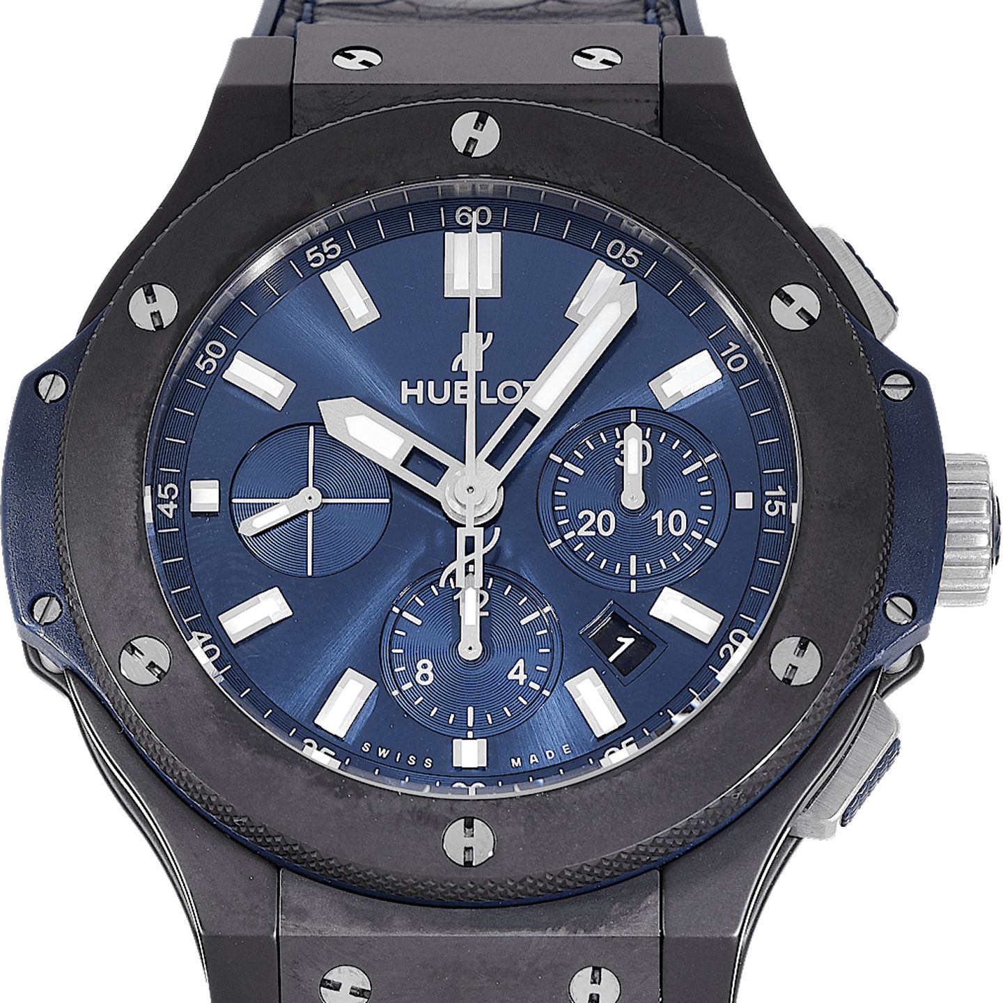 Hublot Big Bang 44 mm 301.CI.7170.LR (2019) - Blue dial 44 mm Ceramic case (1/5)